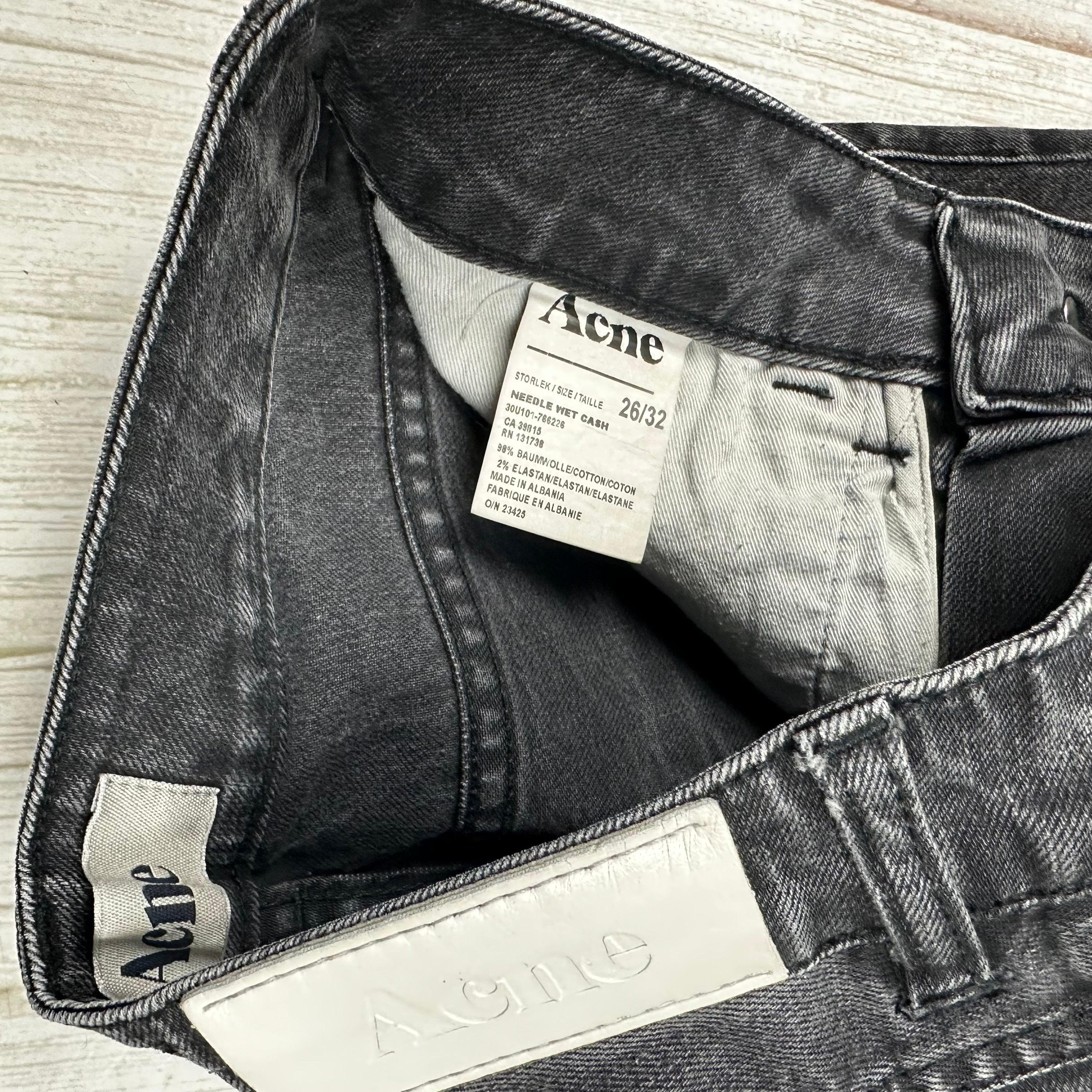 Acne Ladies 'Needle Wet Cash' High Slim Jeans - Size 26/32 — photo 6 of 8
