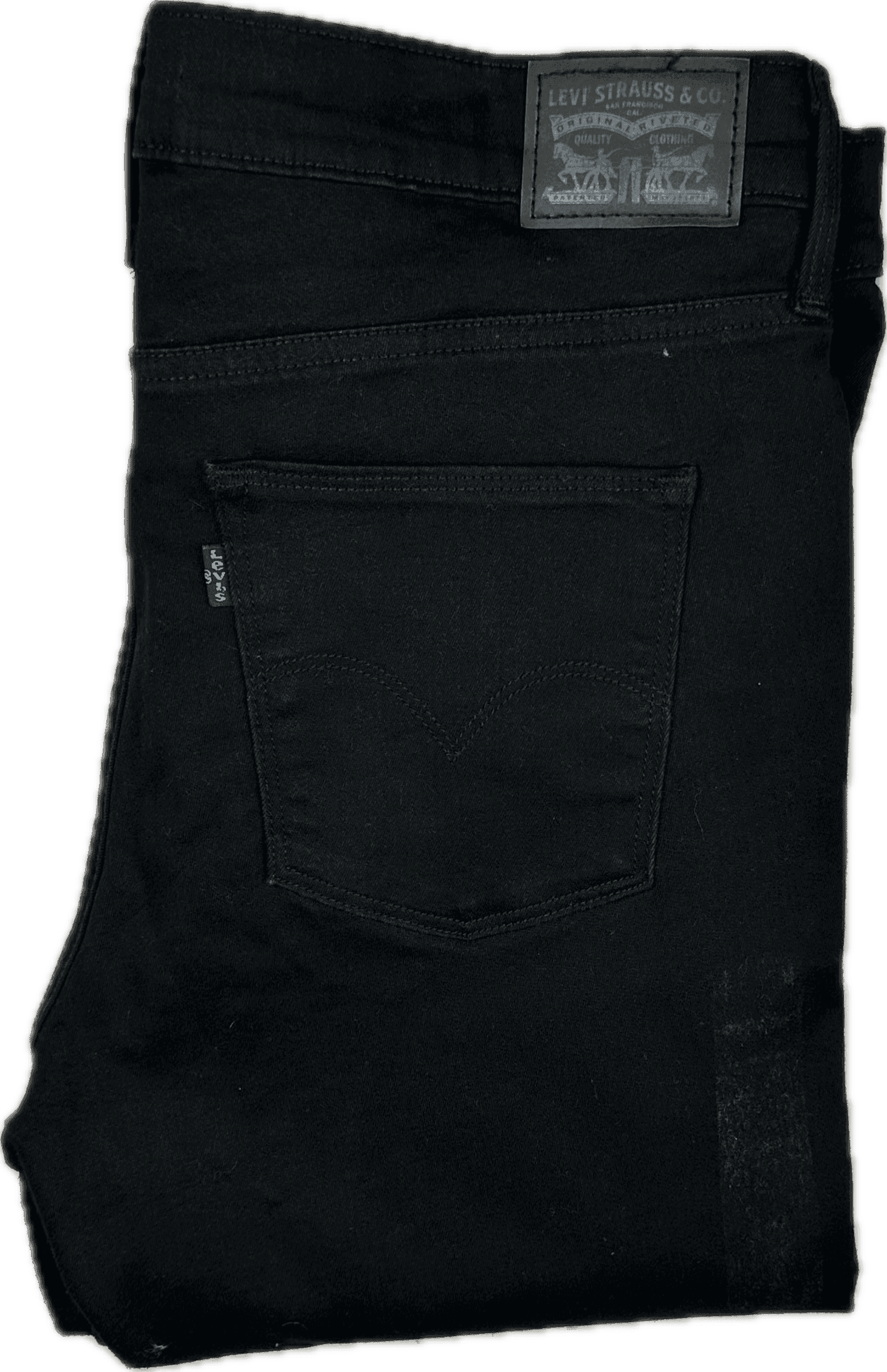 Ladies Levis Slimming Skinny Black Jeans - Size 33 or 15AU — photo 6 of 7