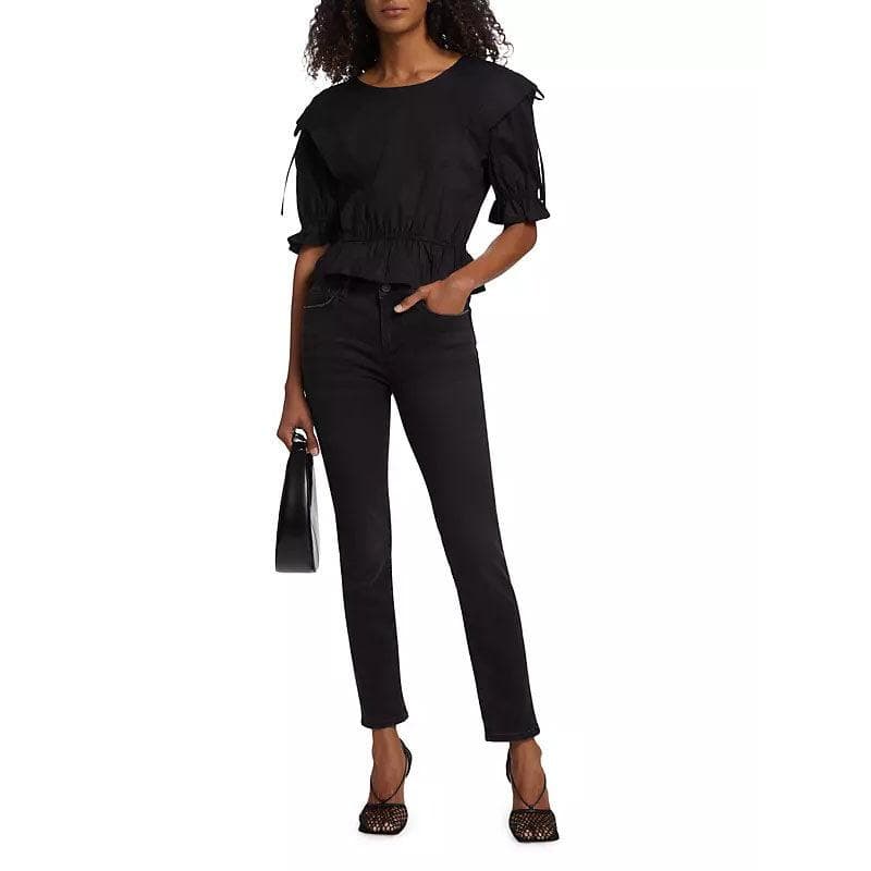 Frame Denim 'Le Garcon' Black Diamond Boyfriend Jeans- Size 25 — photo 1 of 7