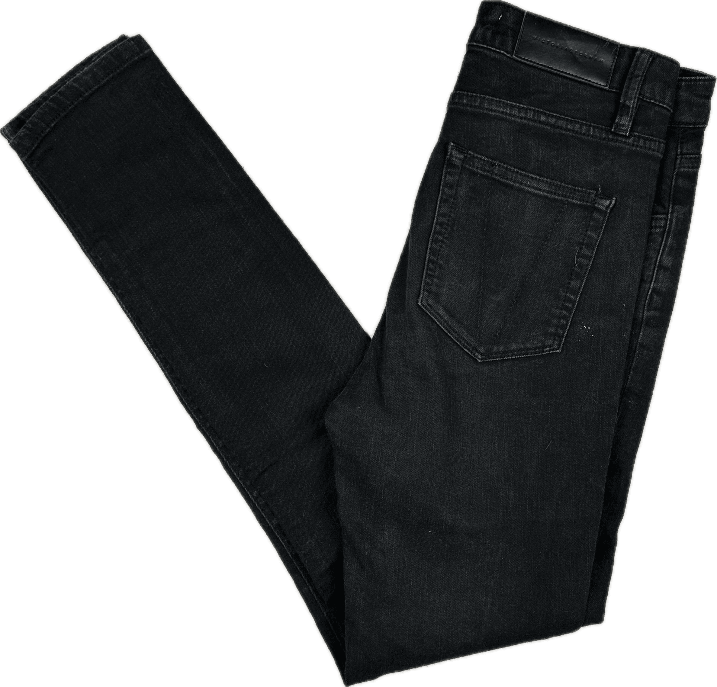 Victoria Beckham Jeans High Rise Skinny Black Jeans - Size 25" — photo 2 of 8