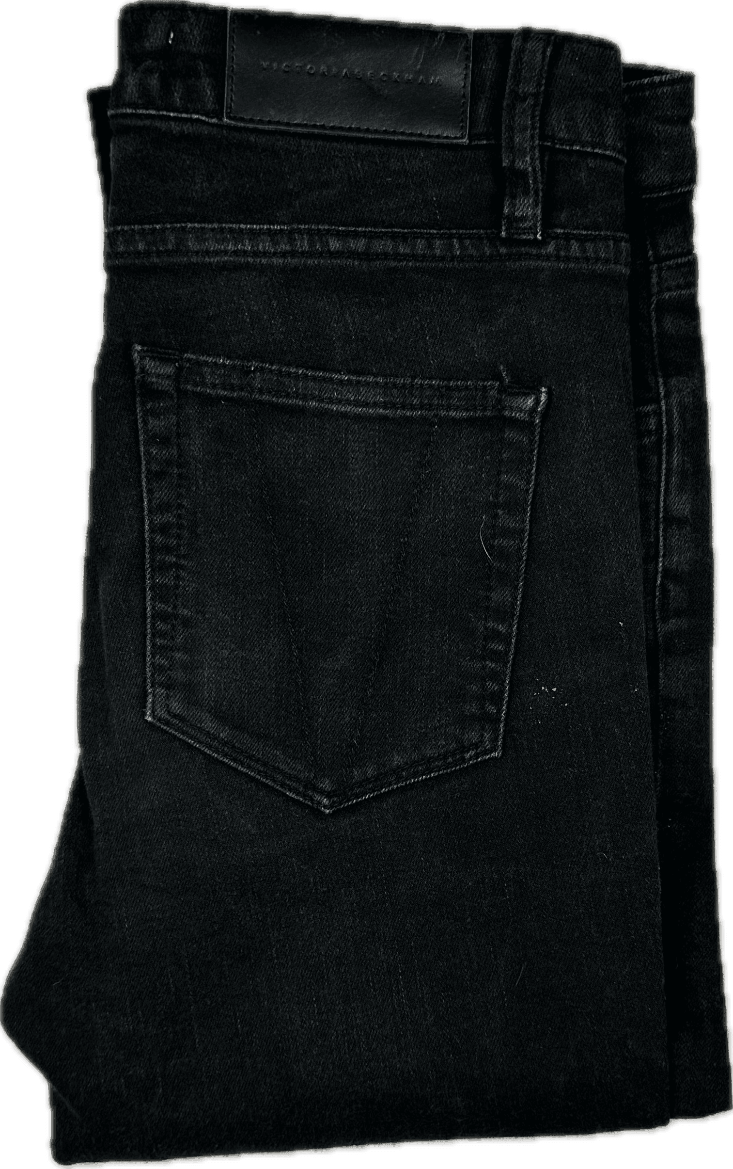 Victoria Beckham Jeans High Rise Skinny Black Jeans - Size 25" — photo 3 of 8
