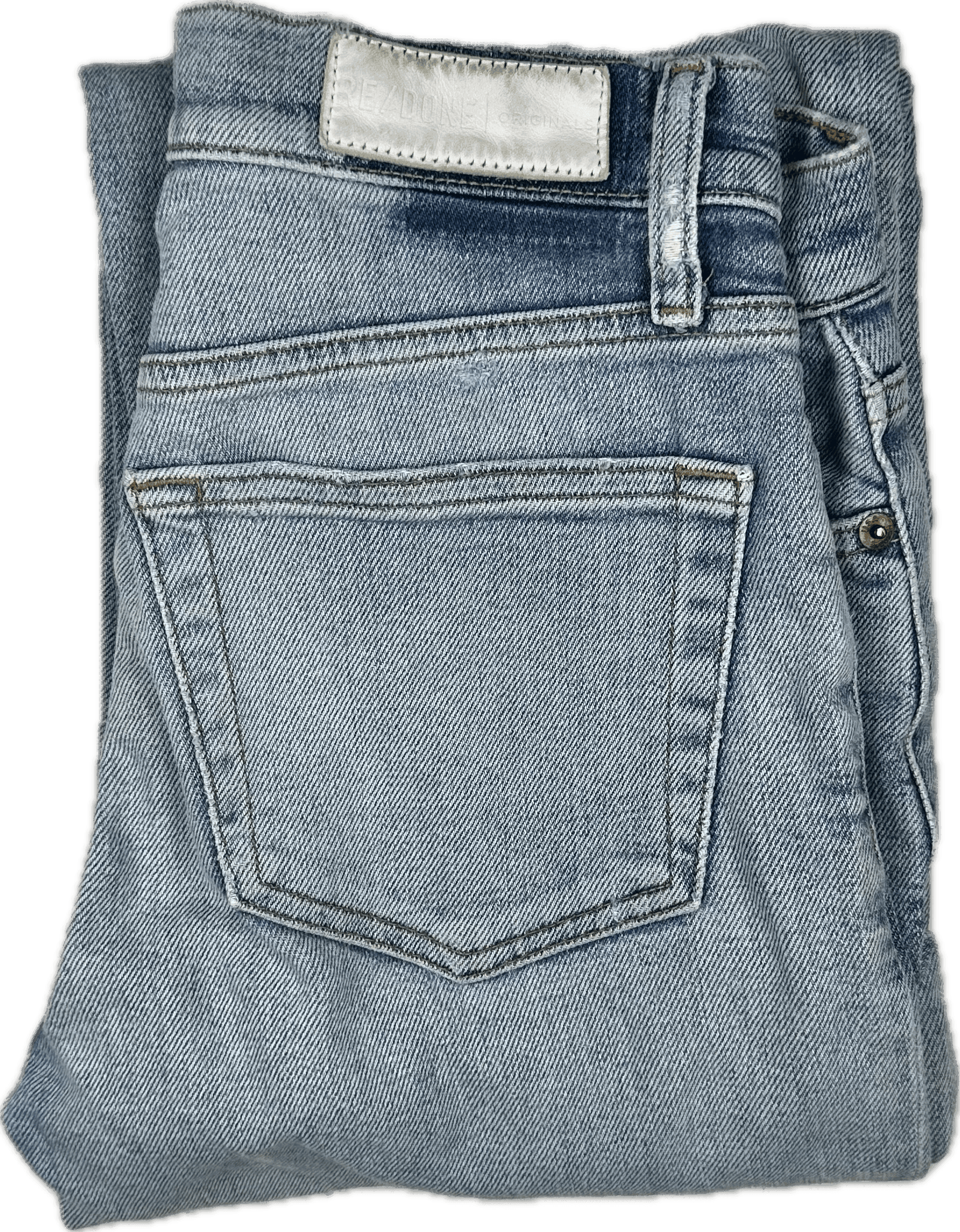 RE/DONE Levis Button Fly High Stovepipe Denim Jeans -Size 25 — photo 3 of 7