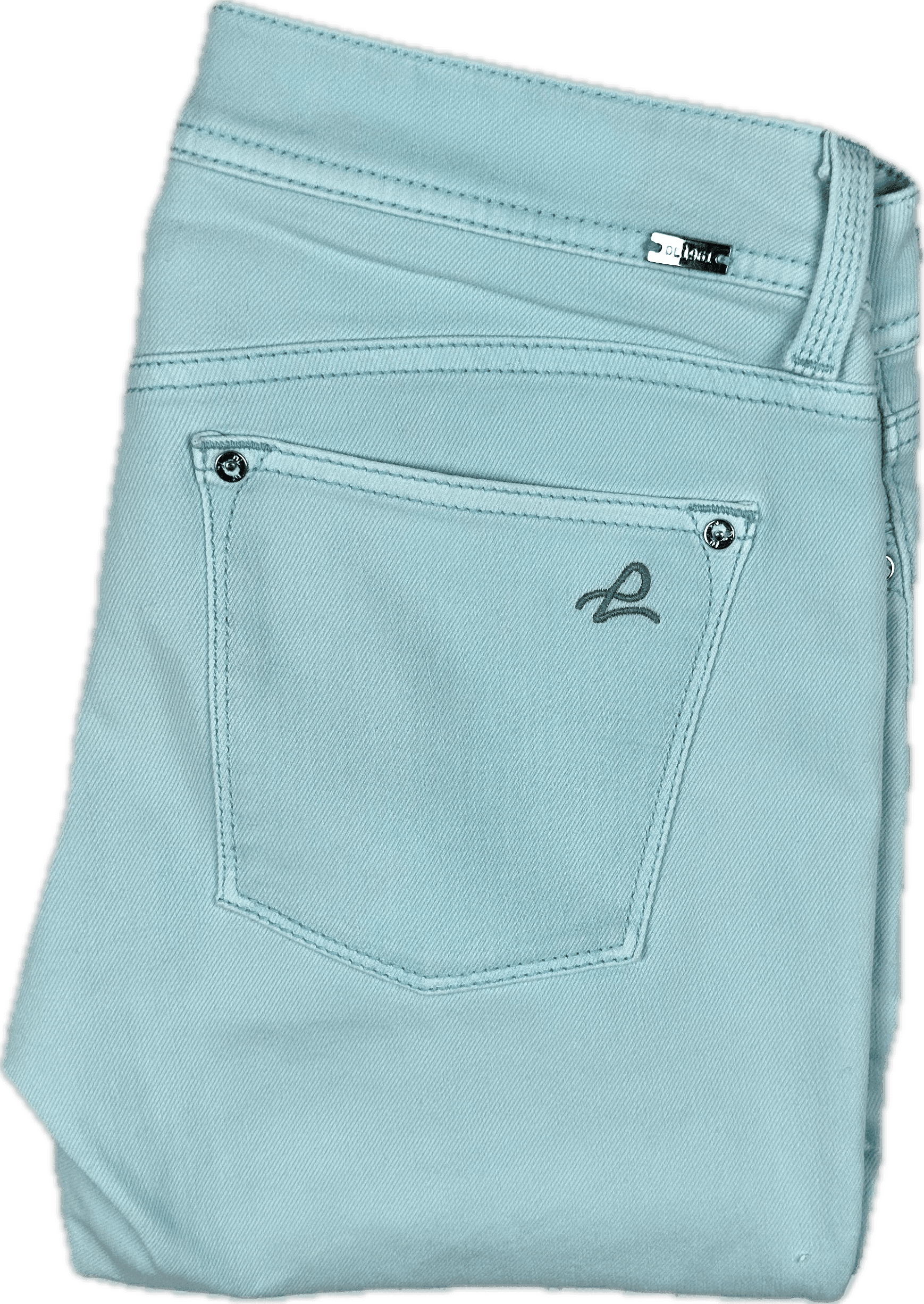 DL1961 'Emma' Stretch Aqua Skinny Jeans -Size 27" — photo 3 of 7