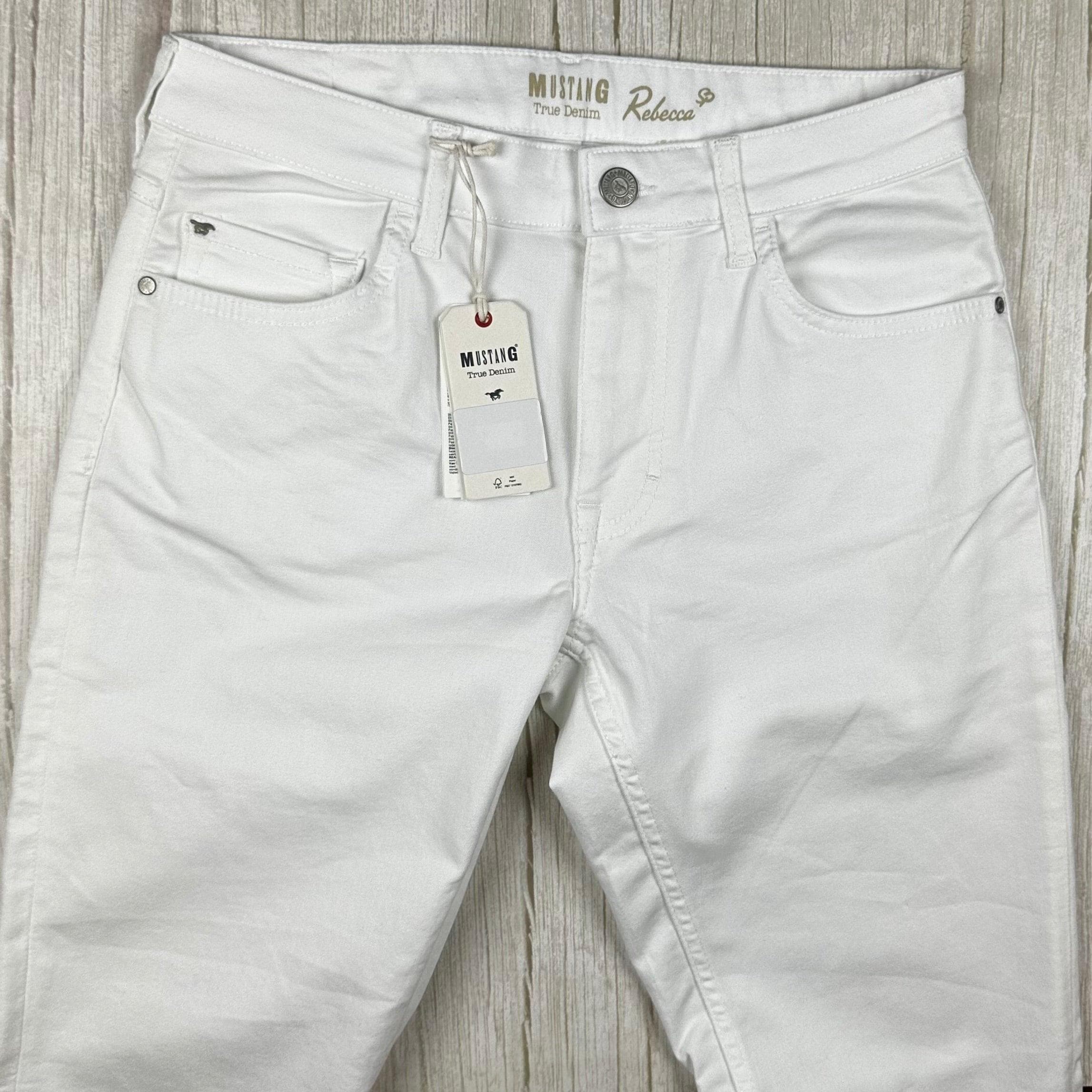 NWT- Mustang 'Rebecca' Slim White Jeans- Size 30/30 — photo 6 of 8