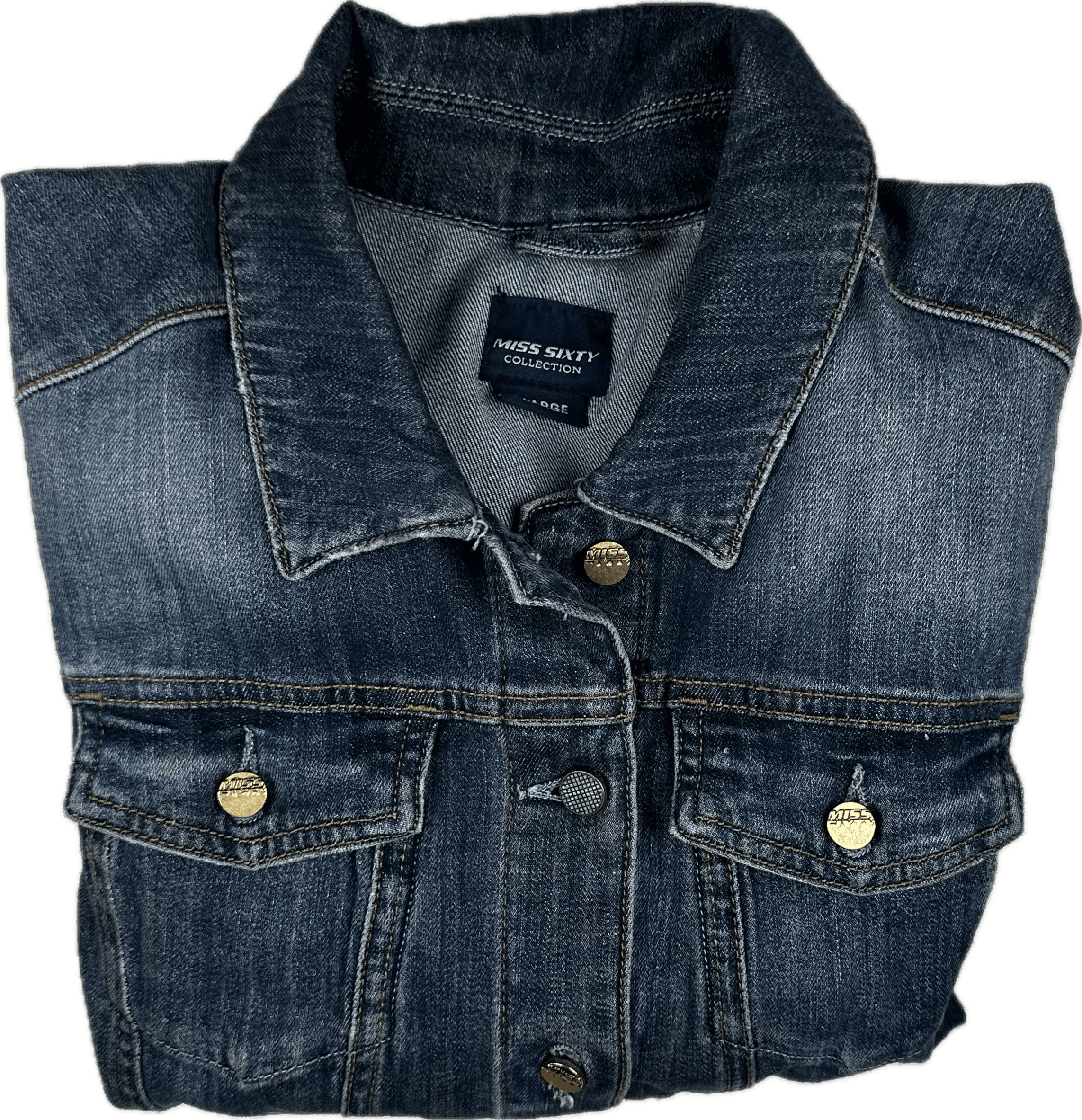 Miss Sixty Ladies Classic Denim Jean Jacket - Size XL — photo 6 of 7
