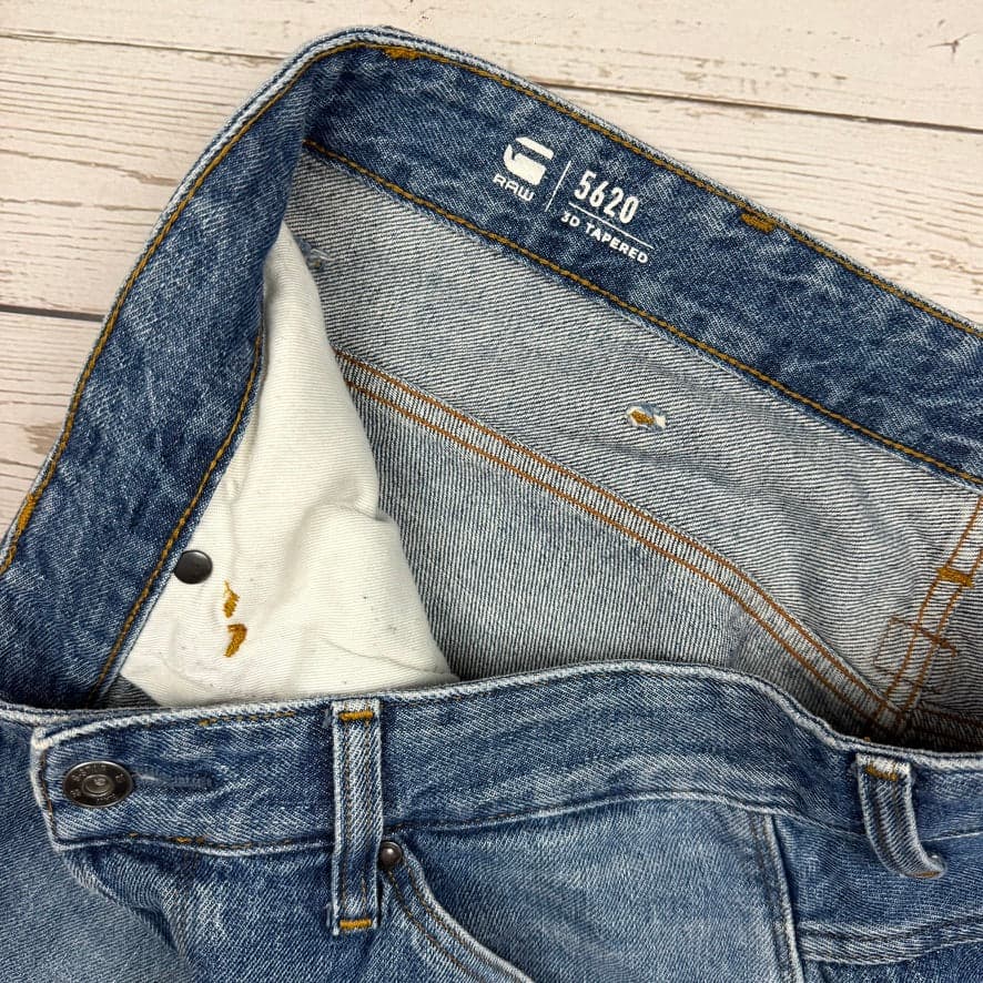 G Star RAW ' 5620 3D Tapered' Logo Jeans -Size 32/32 — photo 5 of 7