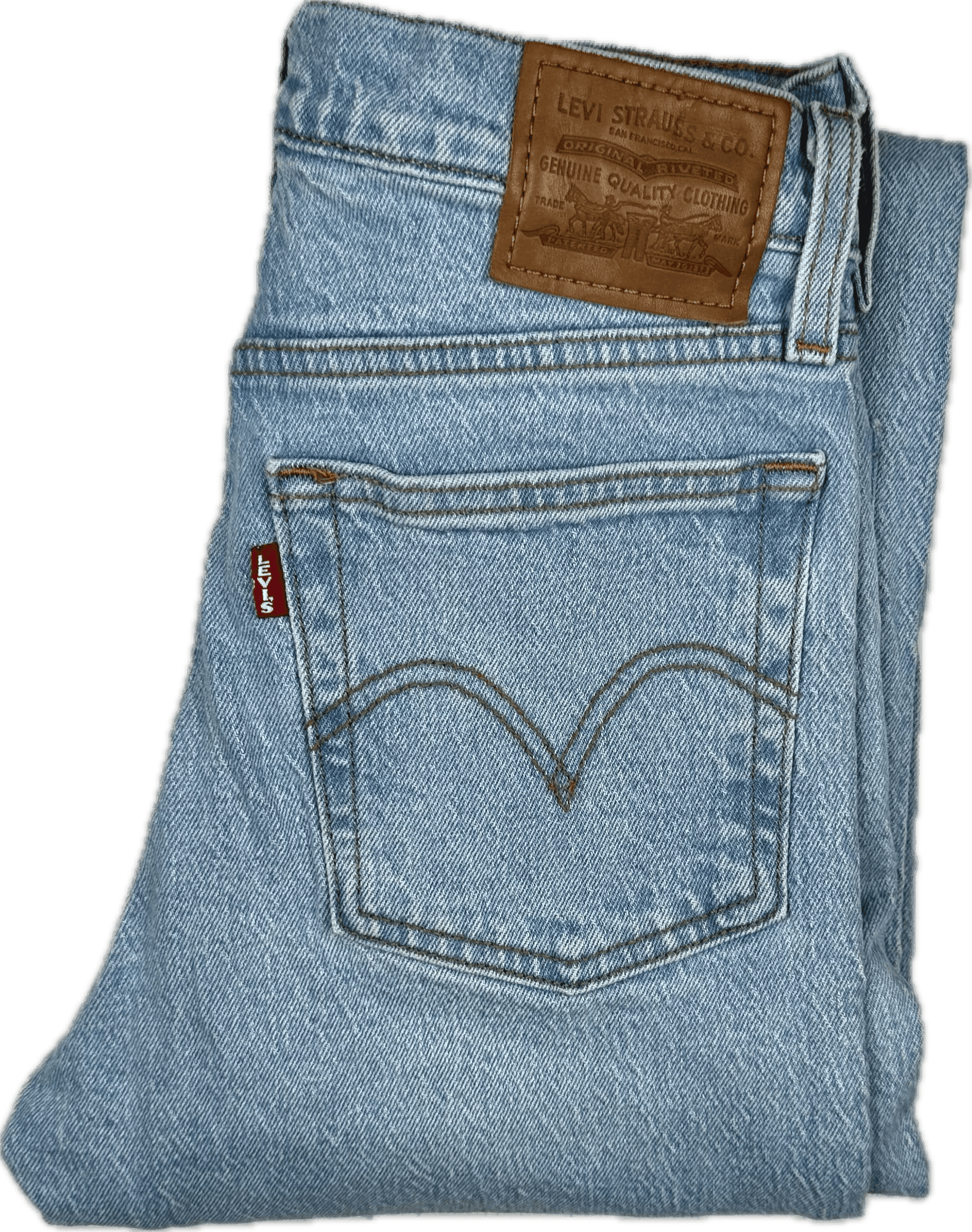 Ladies Levis ‘Wedgie Straight’ Premium Denim Jeans - Size 24/28 — photo 7 of 8