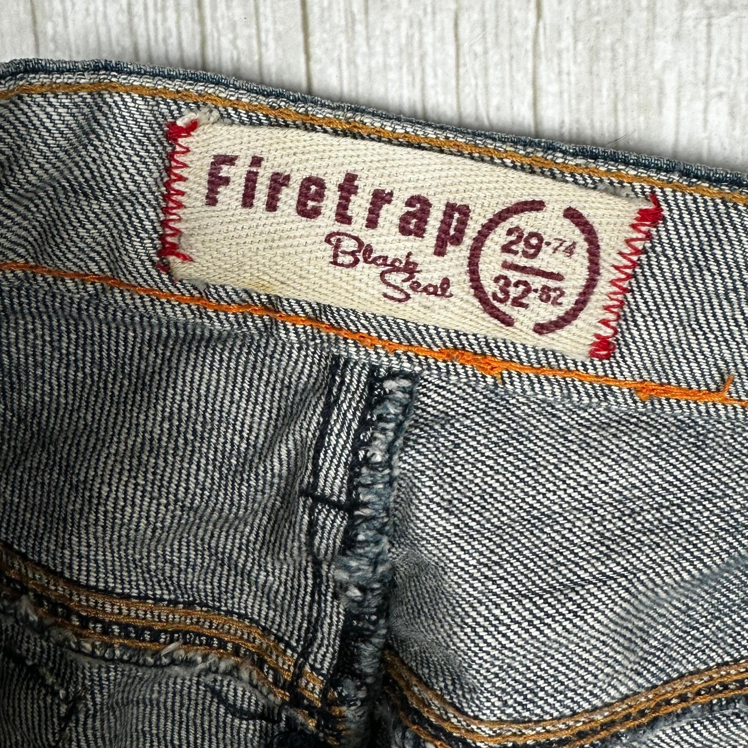Firetrap Black Seal Y2K Low Rise Bootcut Jeans - Size 29 — photo 6 of 8