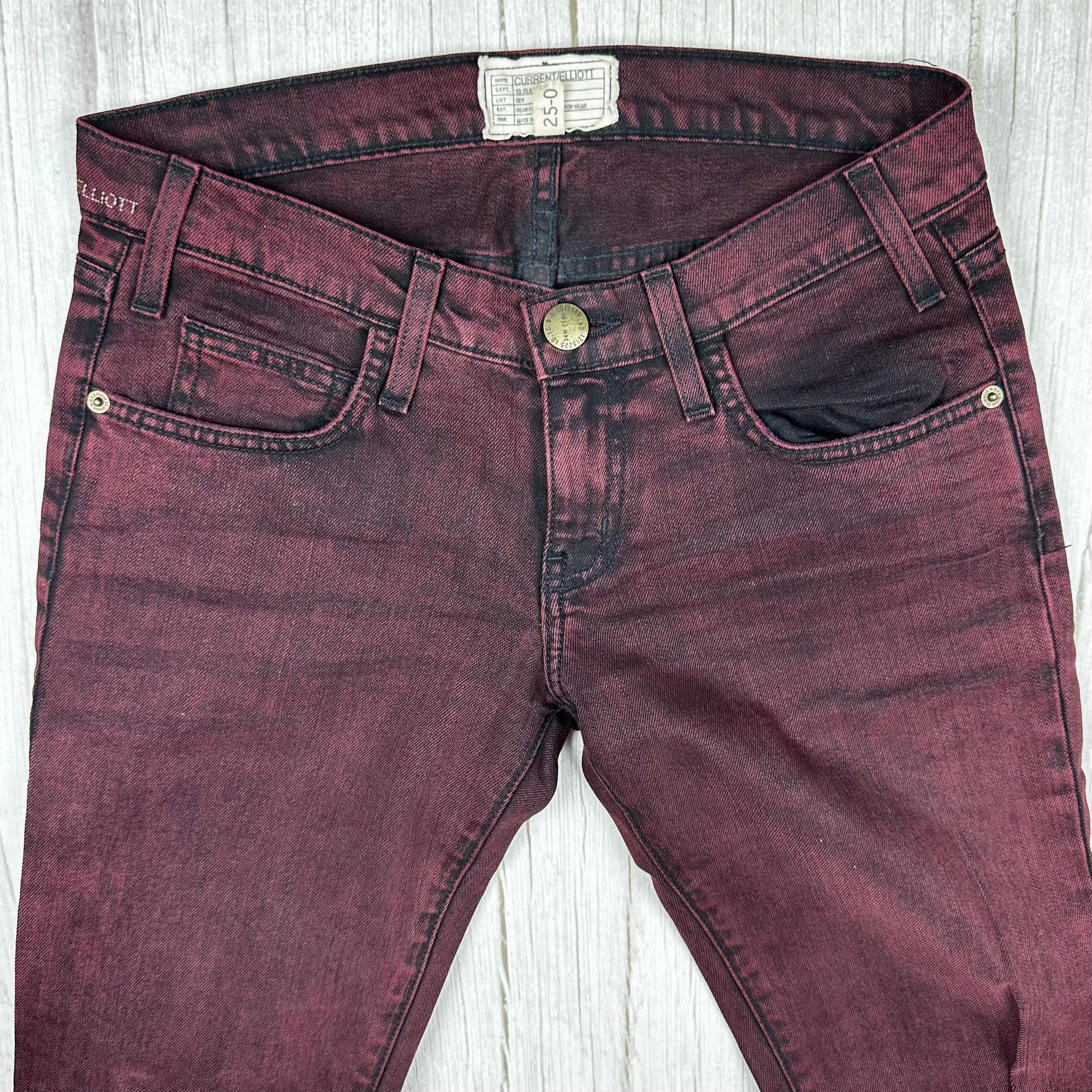 Current/Elliot 'The Rolled Skinny' Fig Jeans- Size 25 — photo 2 of 8