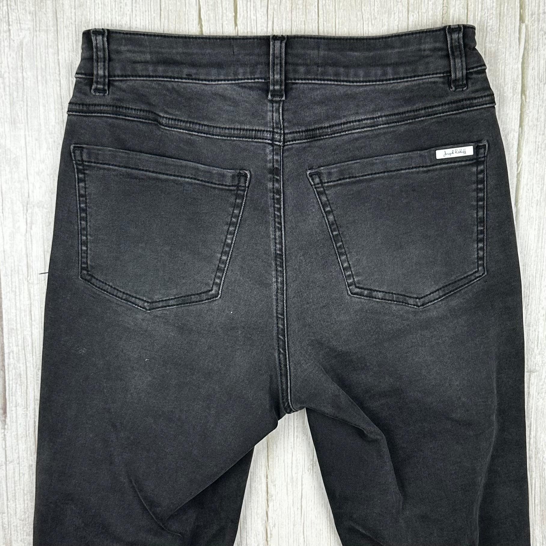Joseph Ribkoff Distressed Black Jewelled Skinny Jeans -Size 6 — photo 4 of 9