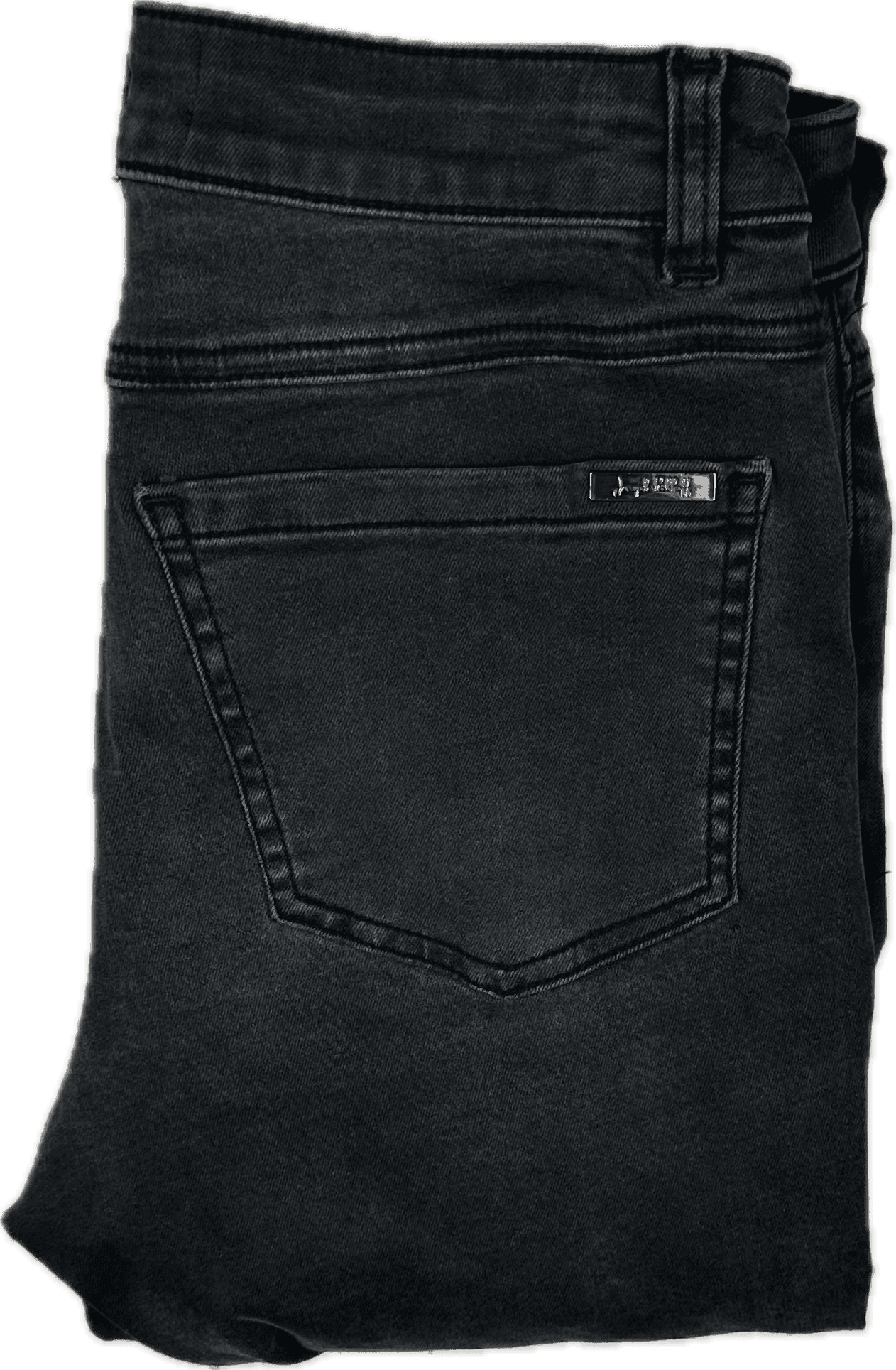 Joseph Ribkoff Distressed Black Jewelled Skinny Jeans -Size 6 — photo 6 of 9