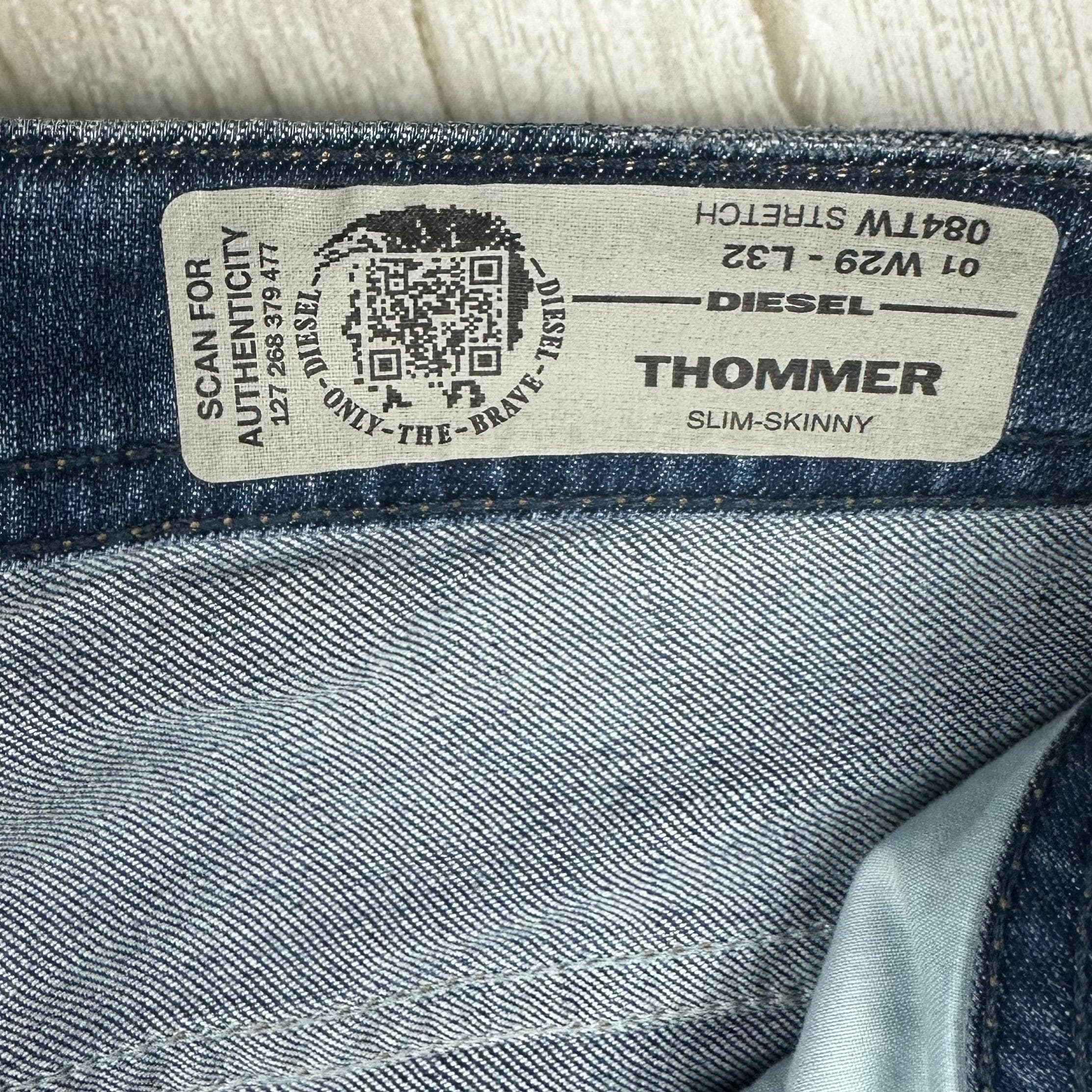 Diesel 'Thommer' Denim Slim Skinny Jeans -Size 29 — photo 9 of 11