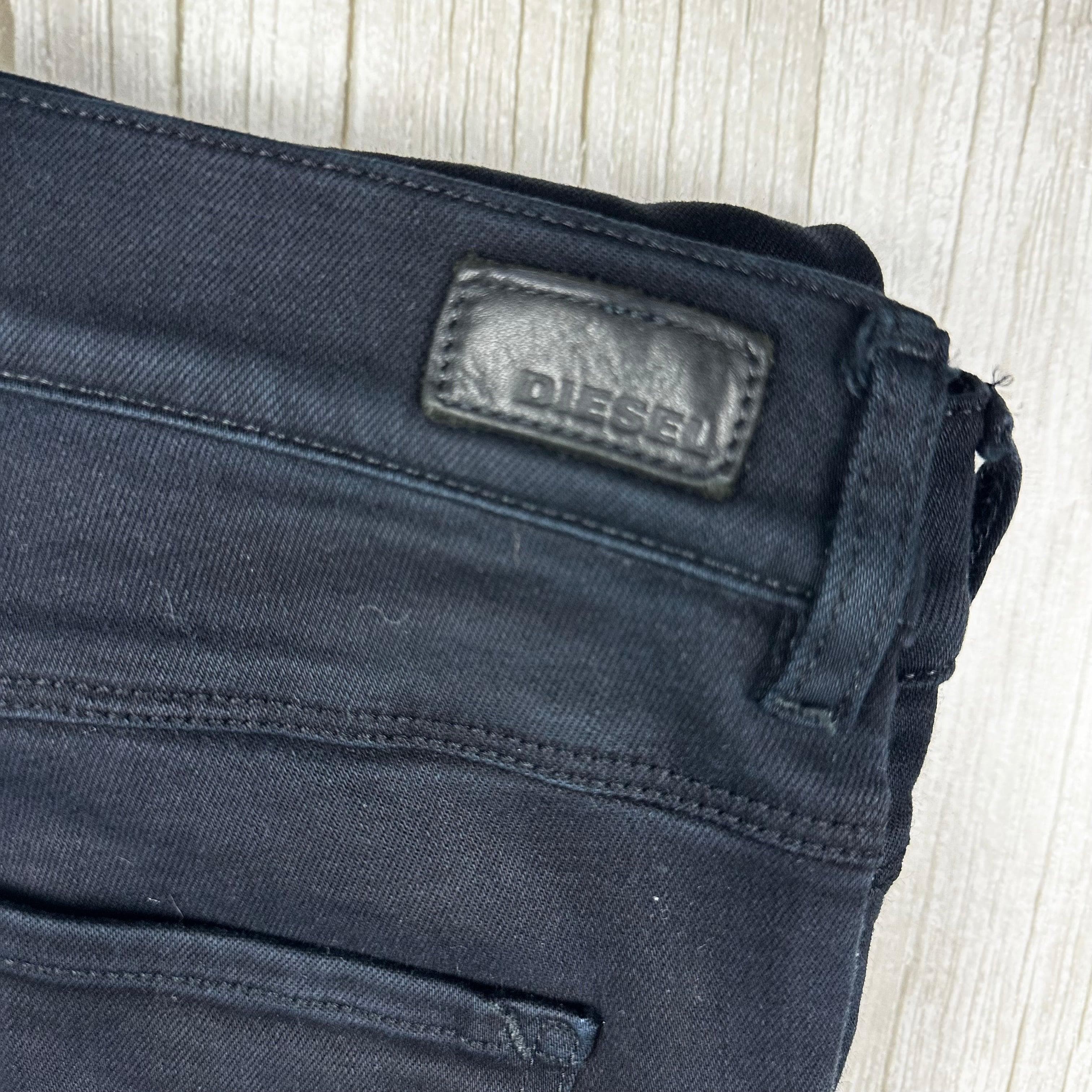 Diesel Denim 'Sandy' Slim Straight Black Jeans -Size 27 — photo 6 of 8