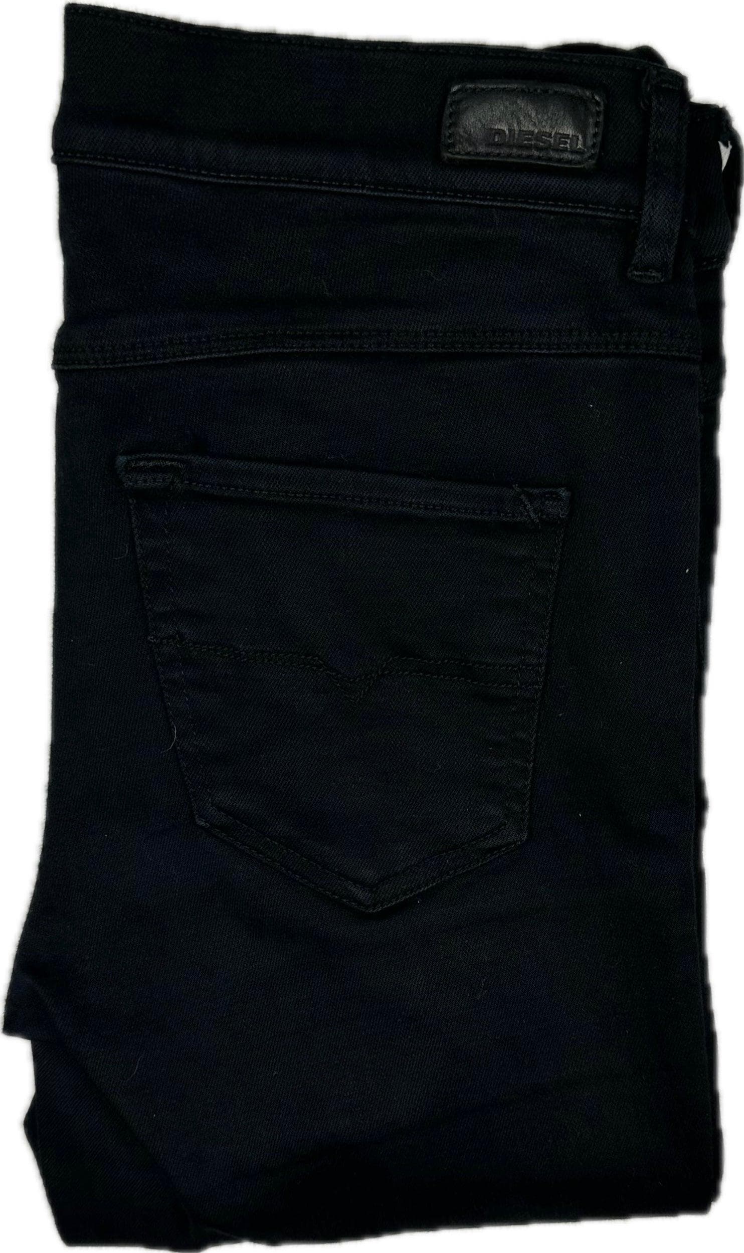 Diesel Denim 'Sandy' Slim Straight Black Jeans -Size 27 — photo 7 of 8