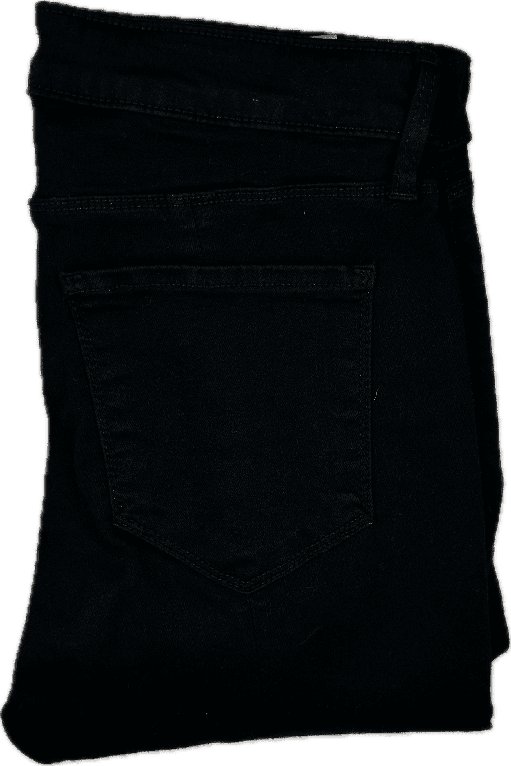 L'Agence 'Nicolette' Embellished Hem Black Jeans- Size 29 — photo 11 of 14