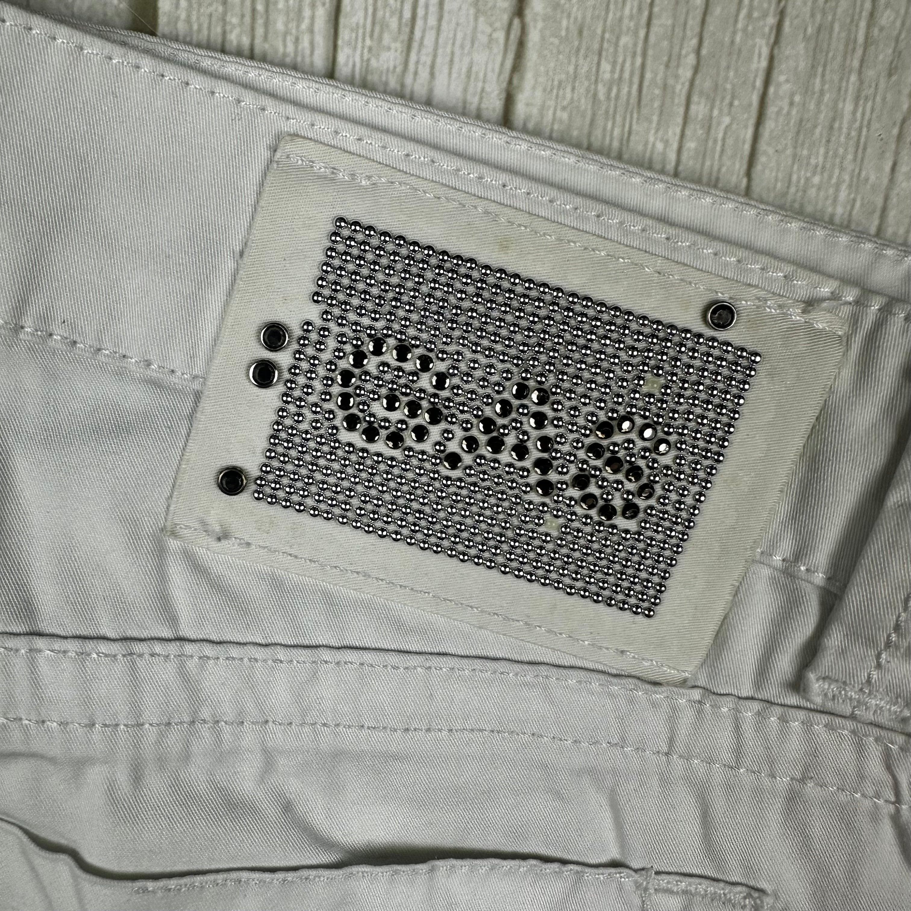 GAS Italian Womens 'Darline' Slim Fit White Jeans -Size 30 — photo 4 of 7