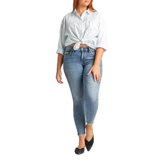Silver Jeans 'Avery' Skinny Ankle Low Rise Jeans- Size 33 — photo 1 of 8