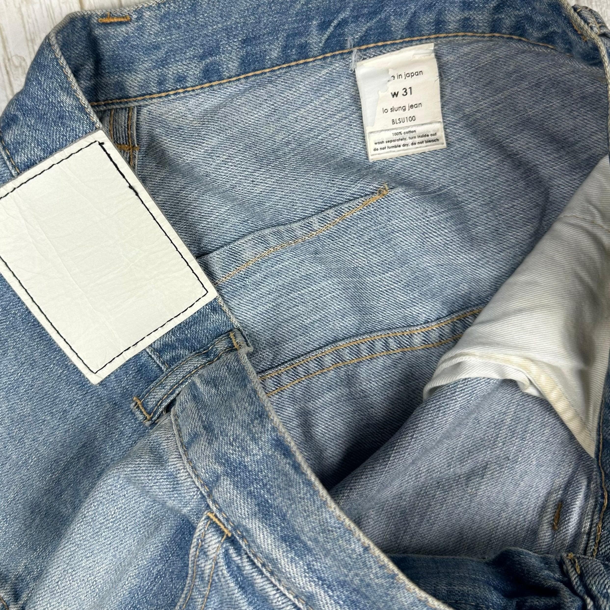 Bassike Made in Japan Super Lo Slung Jean -Size 31 — photo 6 of 9