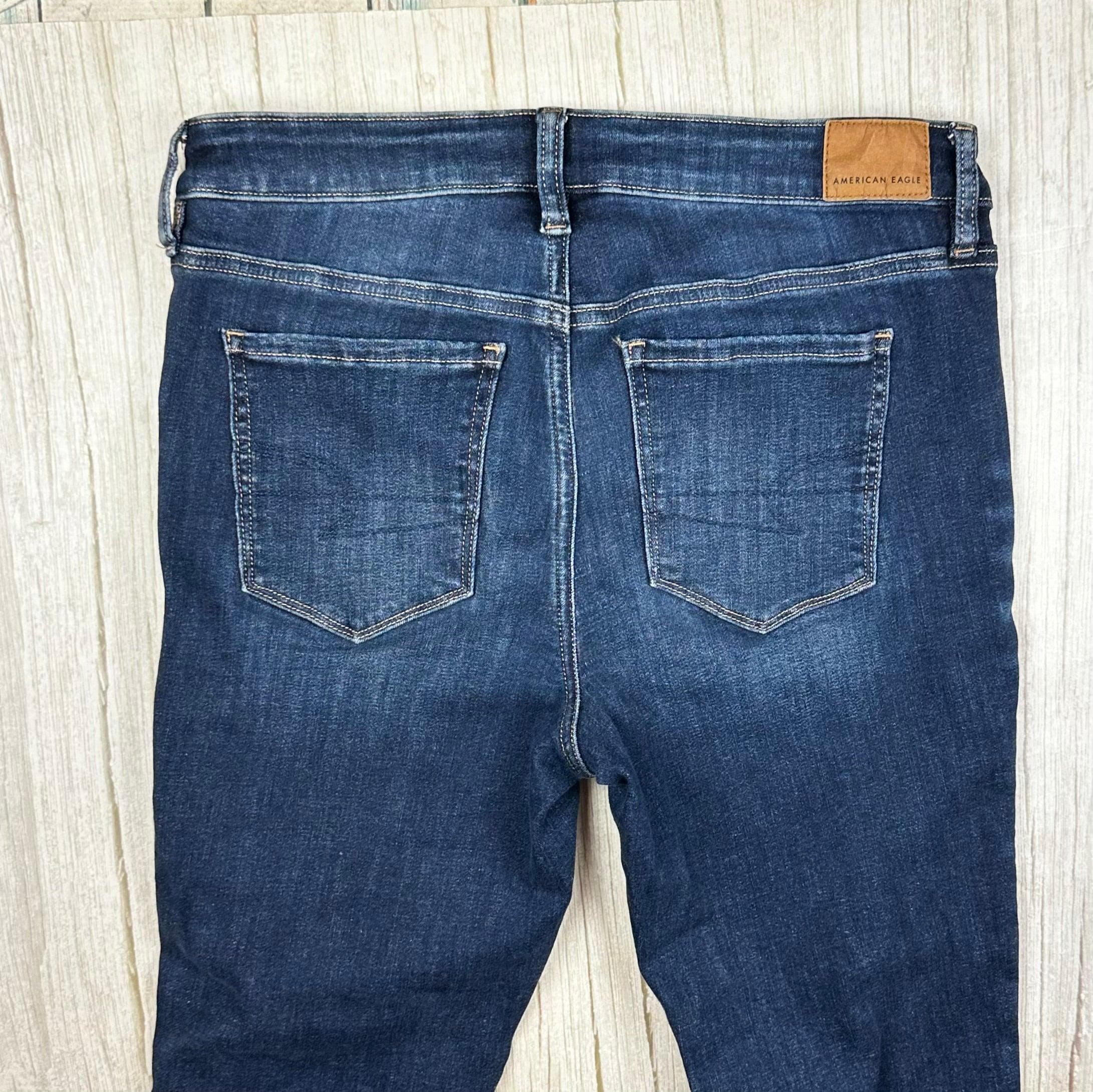 American Eagle Super Stretch 'Jegging Crop' Jeans- Size 14 — photo 4 of 6