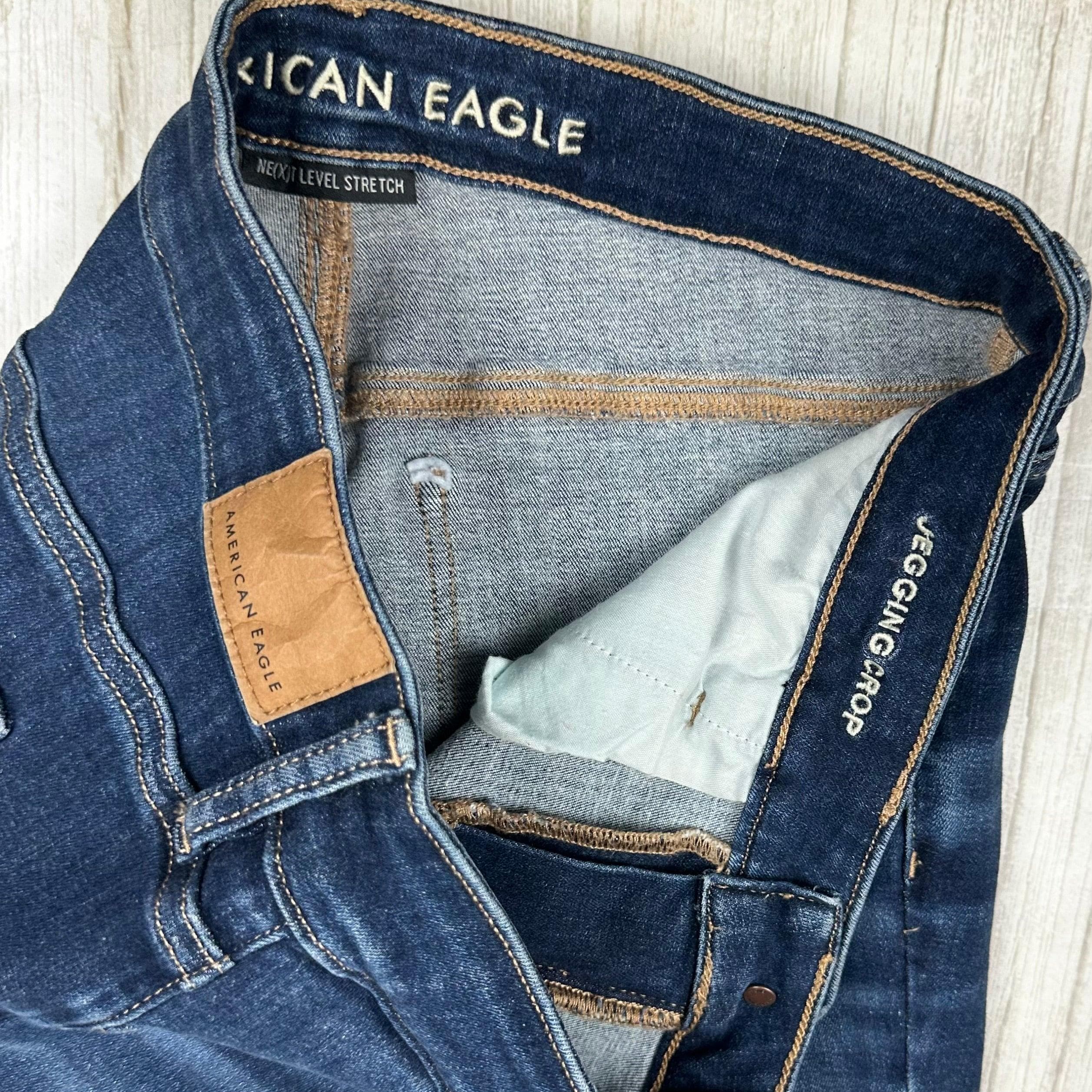 American Eagle Super Stretch 'Jegging Crop' Jeans- Size 14 — photo 5 of 6