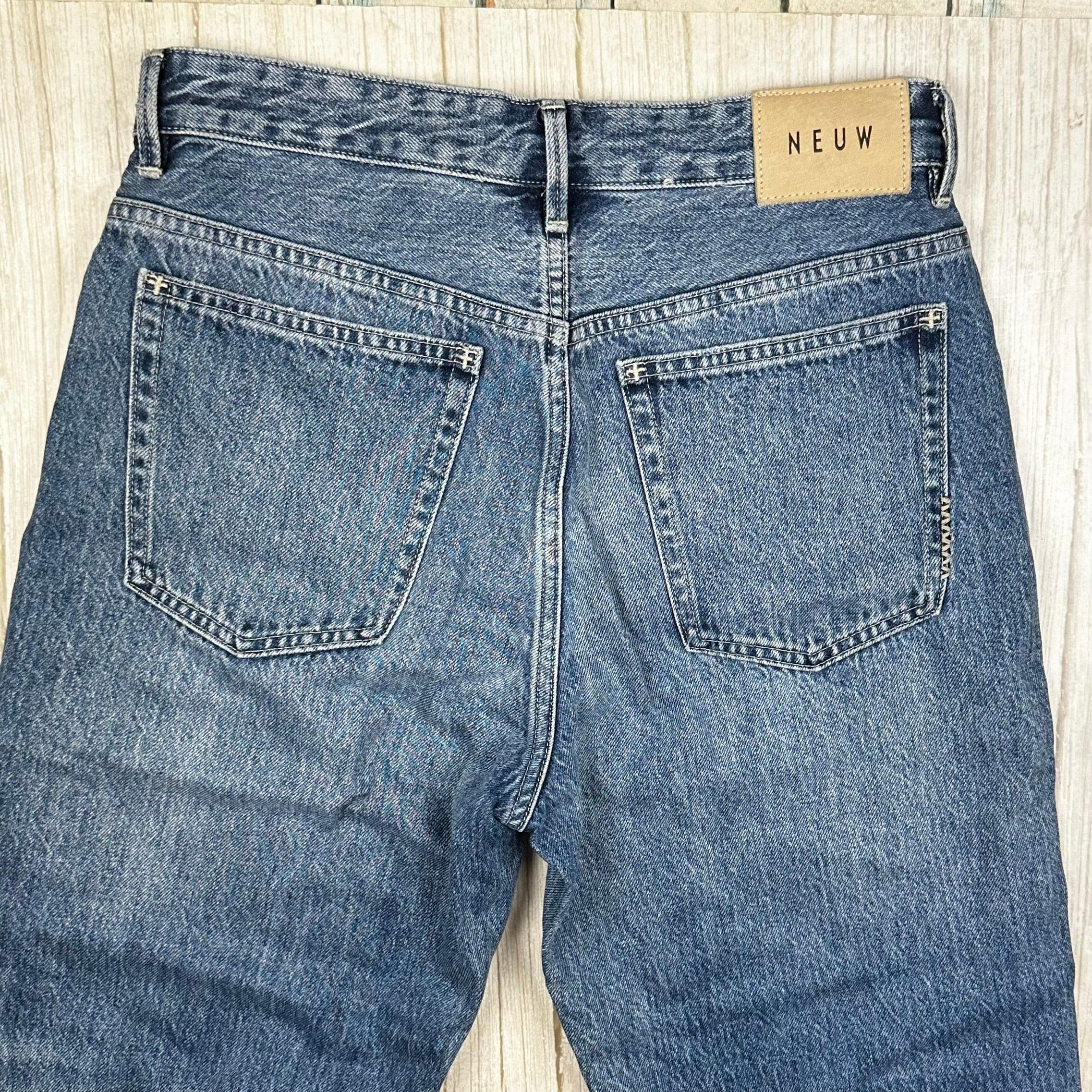 NEUW 'Stella' Tapered Stoned Blue Denim Jeans - Size 26 — photo 4 of 9