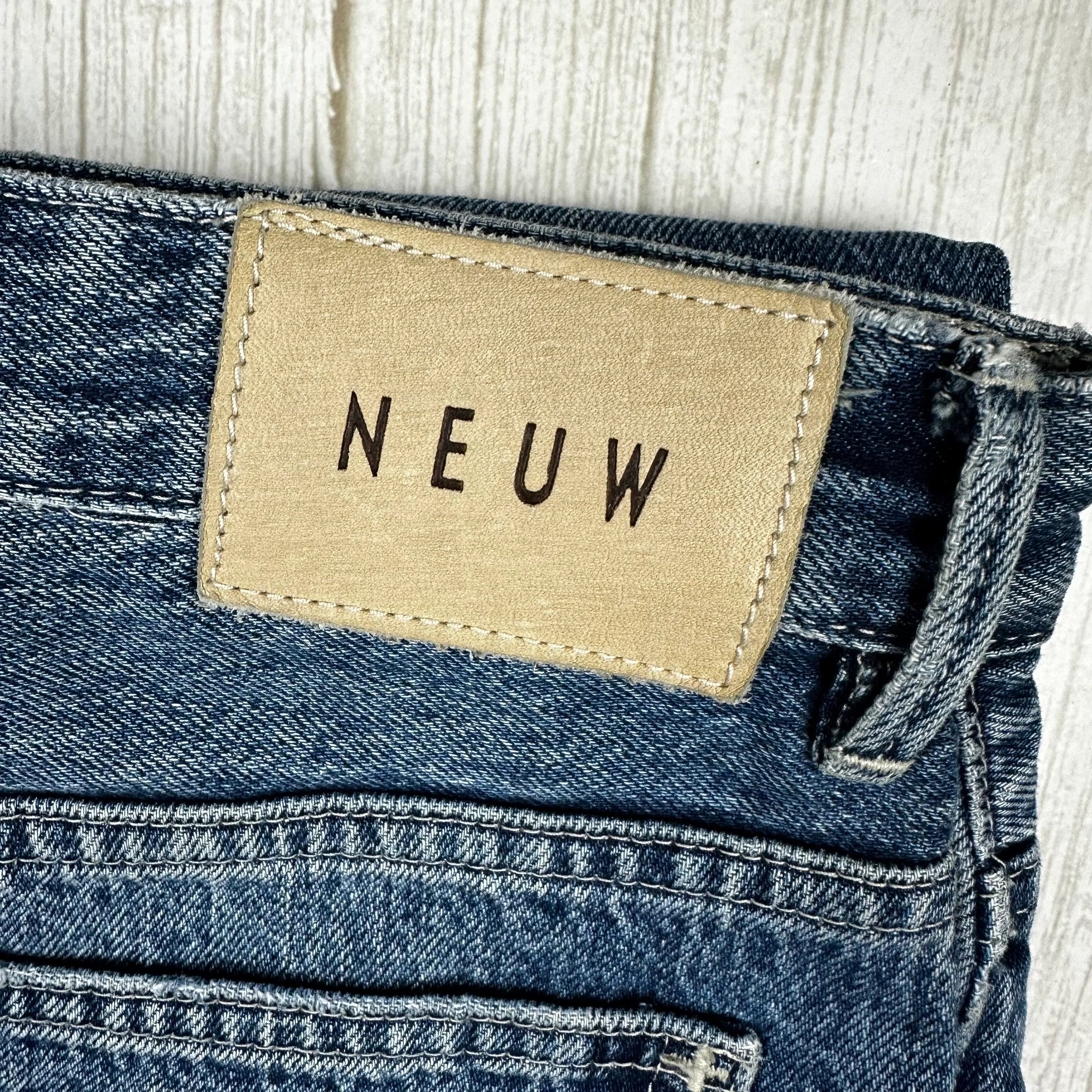 NEUW 'Stella' Tapered Stoned Blue Denim Jeans - Size 26 — photo 6 of 9