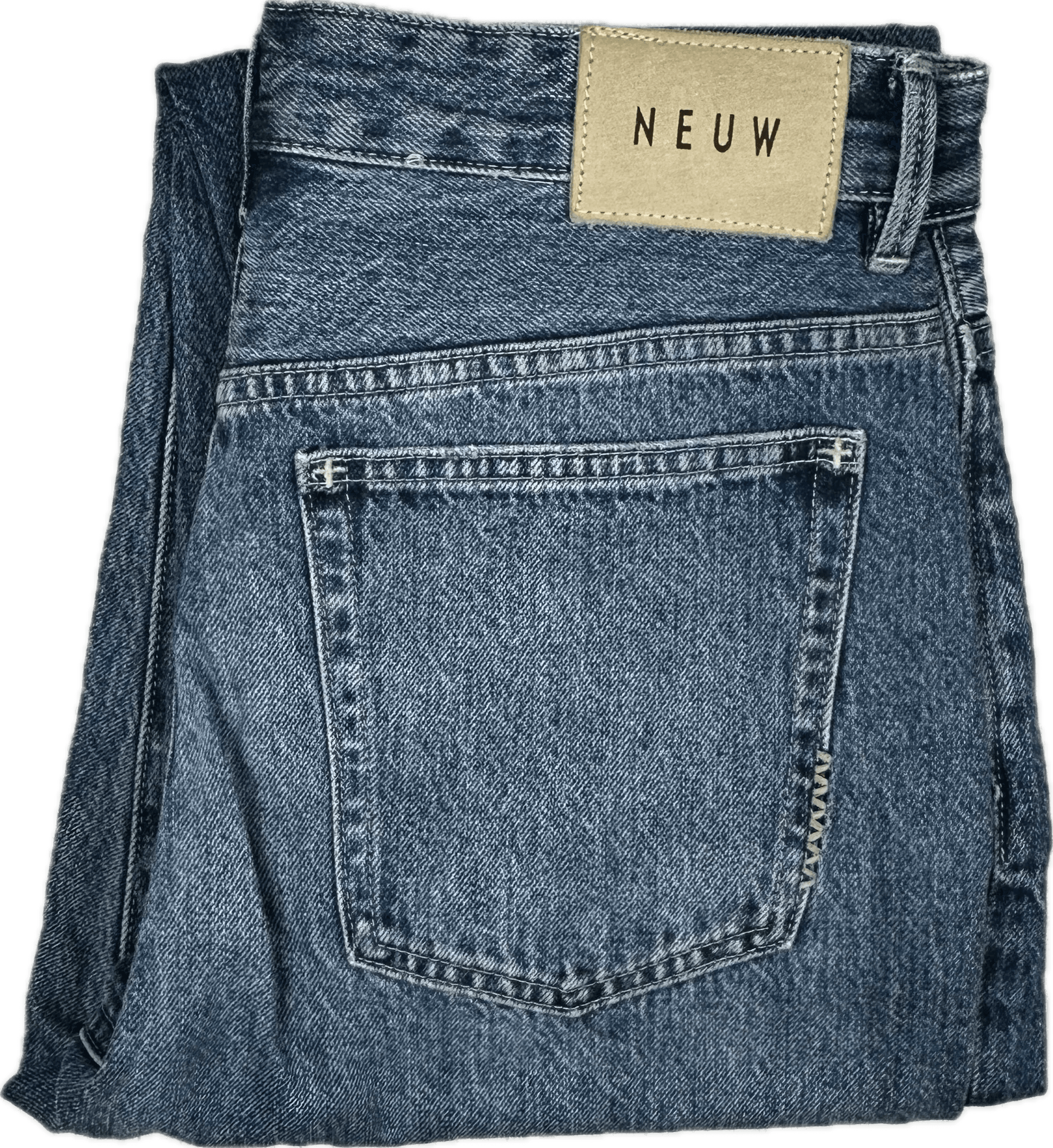 NEUW 'Stella' Tapered Stoned Blue Denim Jeans - Size 26 — photo 8 of 9