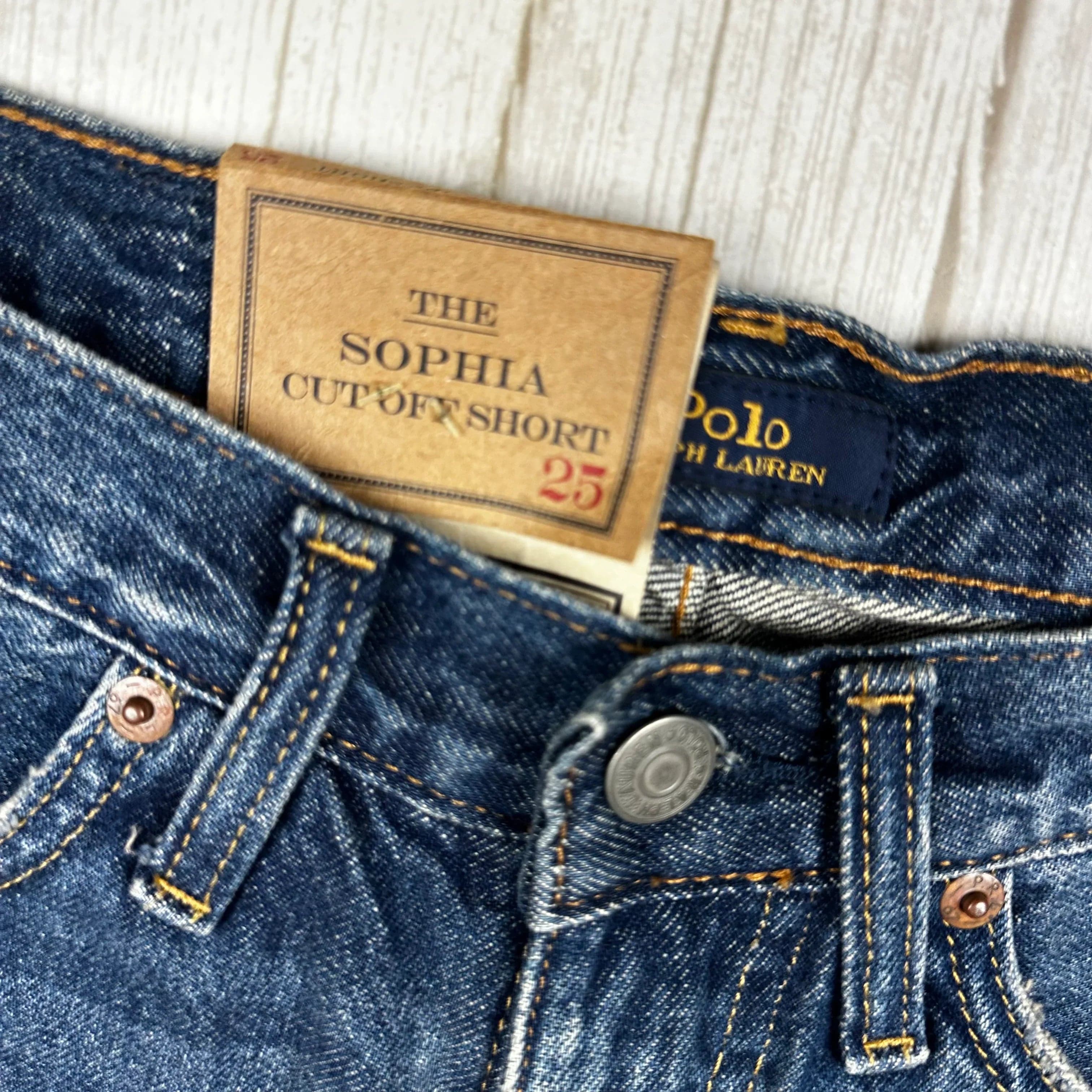 NWT- Ralph Lauren Polo 'The Sofia' Cut Off Shorts -Size 25 — photo 5 of 5