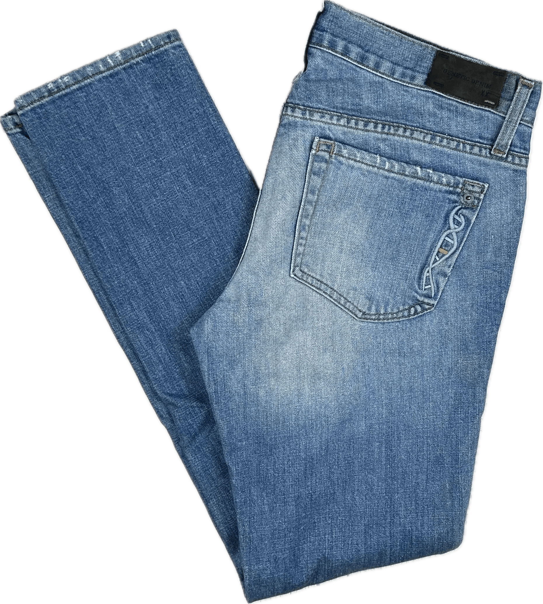 Genetic USA Made Distressed Low Boyfriend Jeans - Size 27 — photo 1 of 6