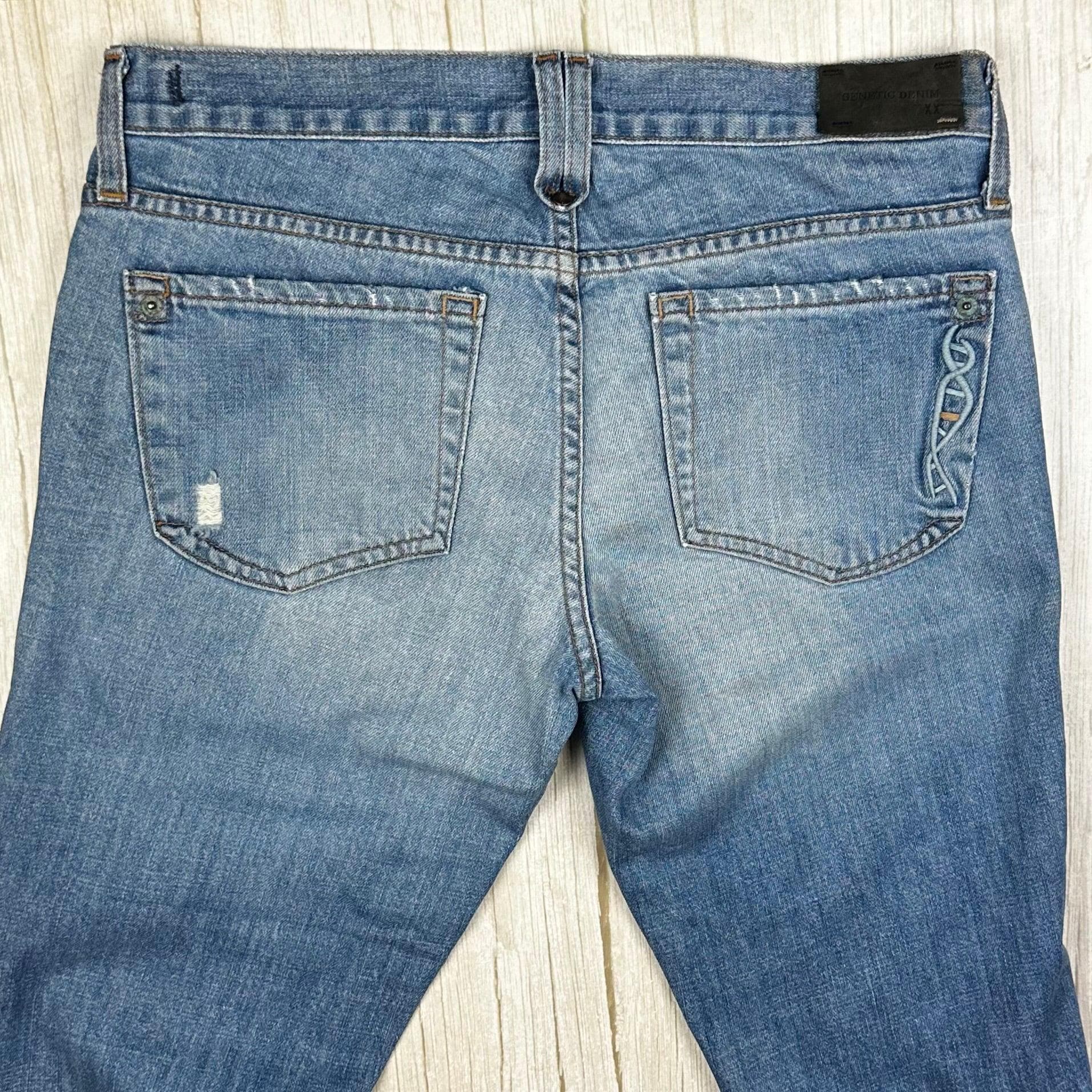 Genetic USA Made Distressed Low Boyfriend Jeans - Size 27 — photo 3 of 6