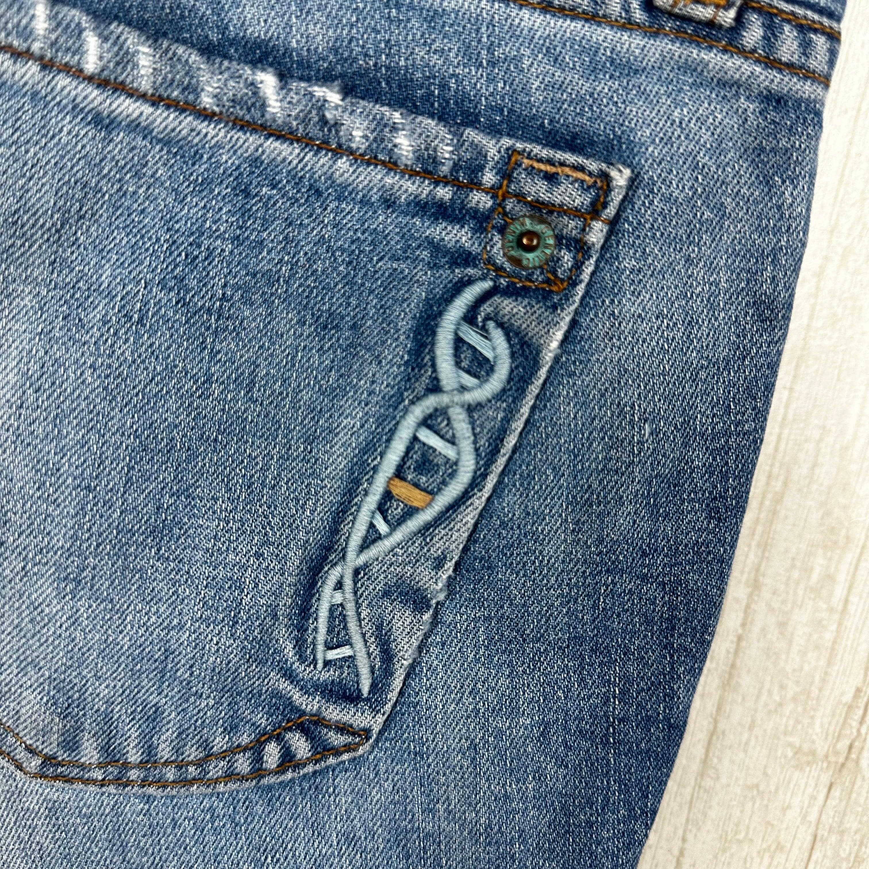 Genetic USA Made Distressed Low Boyfriend Jeans - Size 27 — photo 4 of 6