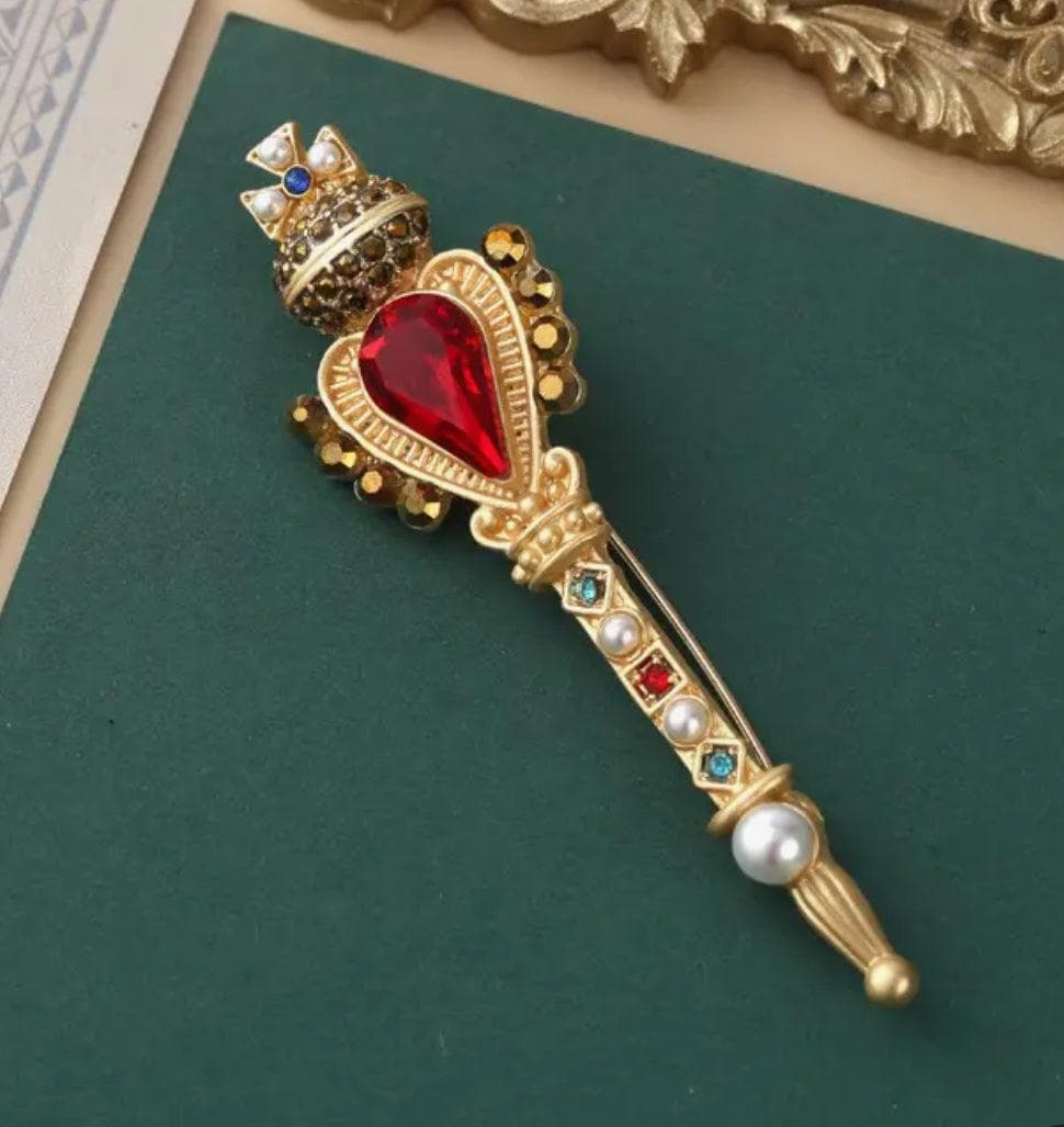 Royal Staff Sparkle Brooch Lapel Pin — photo 3 of 3
