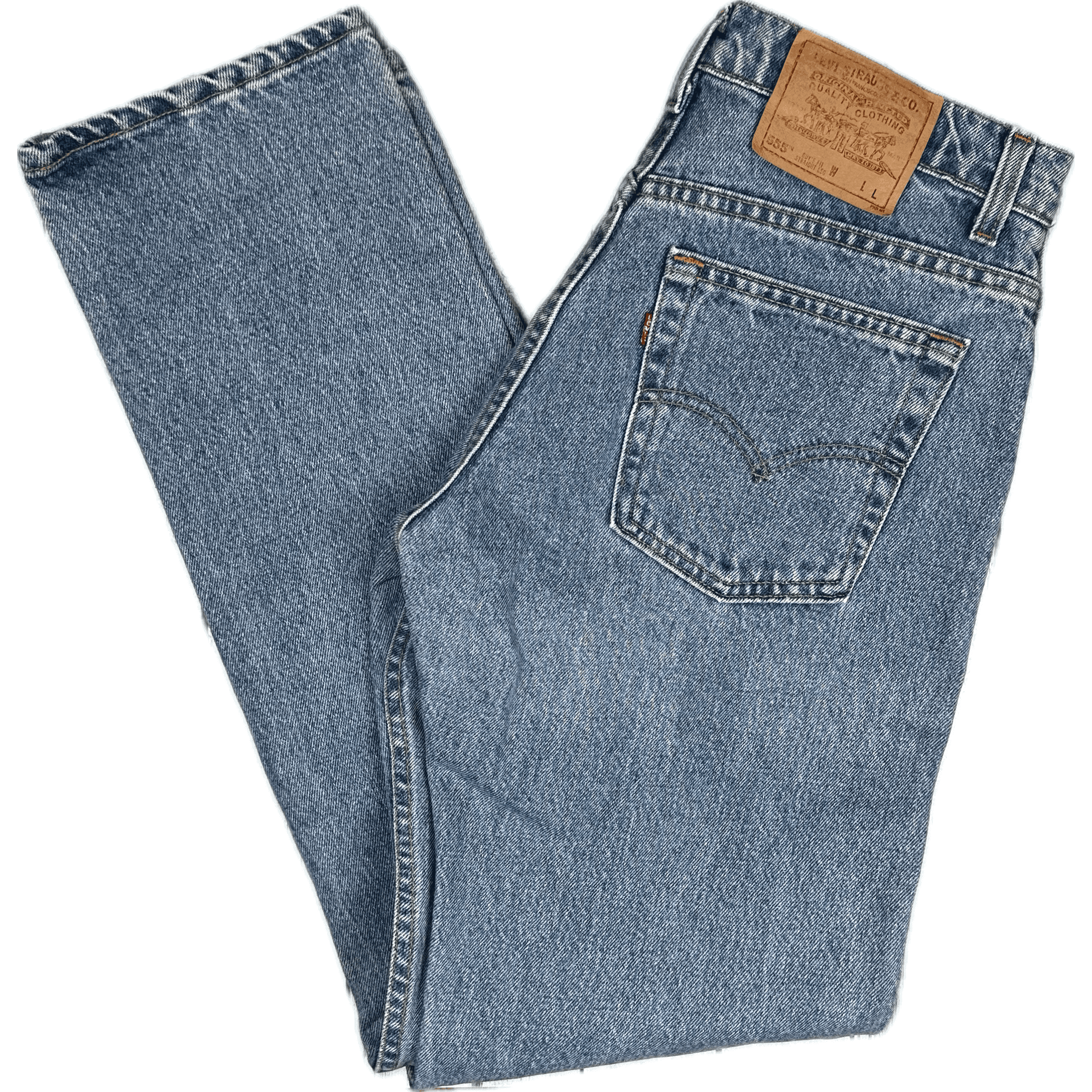 Levis 555 USA Made Vintage 90's Denim Jeans - Size 9 — photo 1 of 8