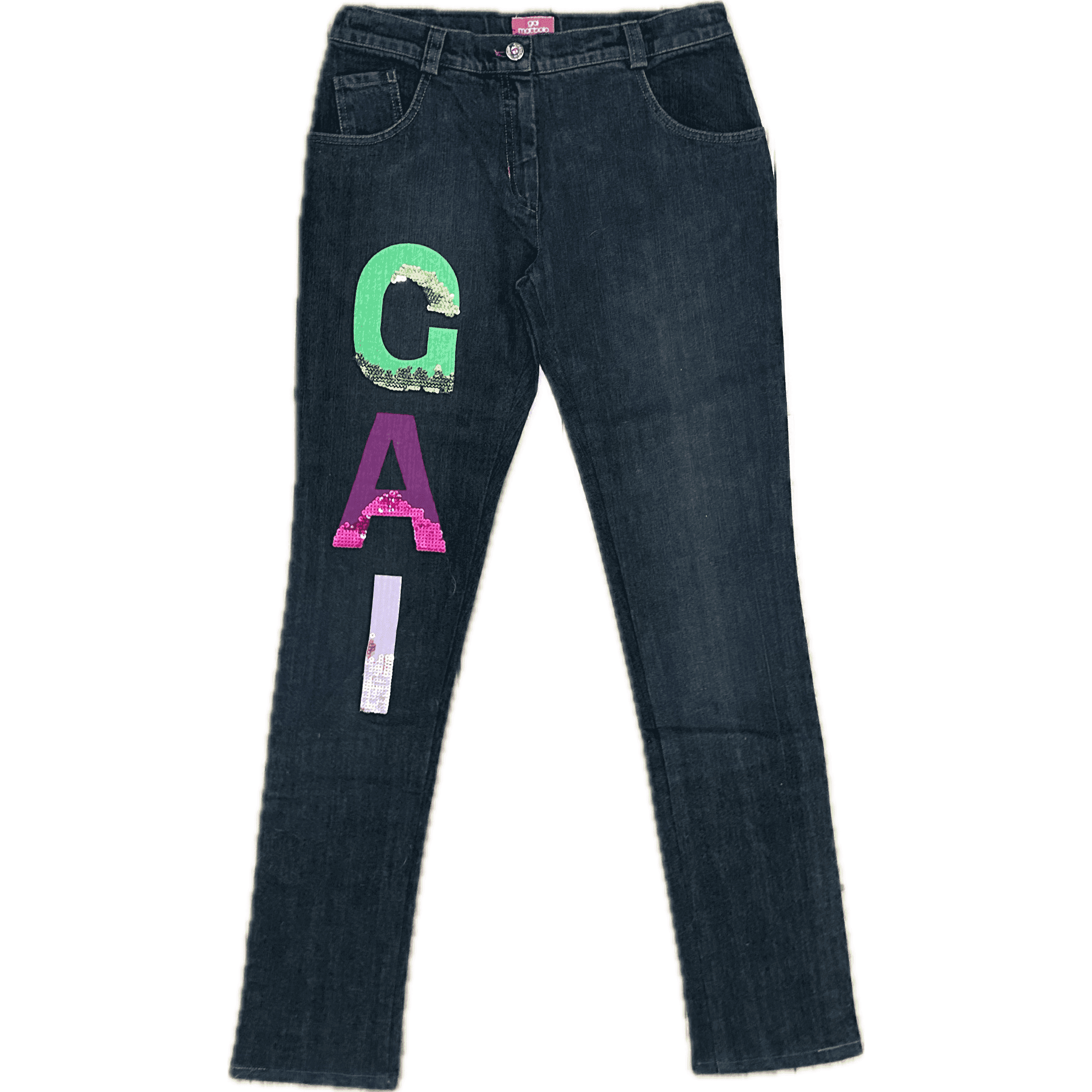 NEW -Gai Mattiolo Logo Jeans Italian Denim - Suit Size 27 — photo 1 of 8