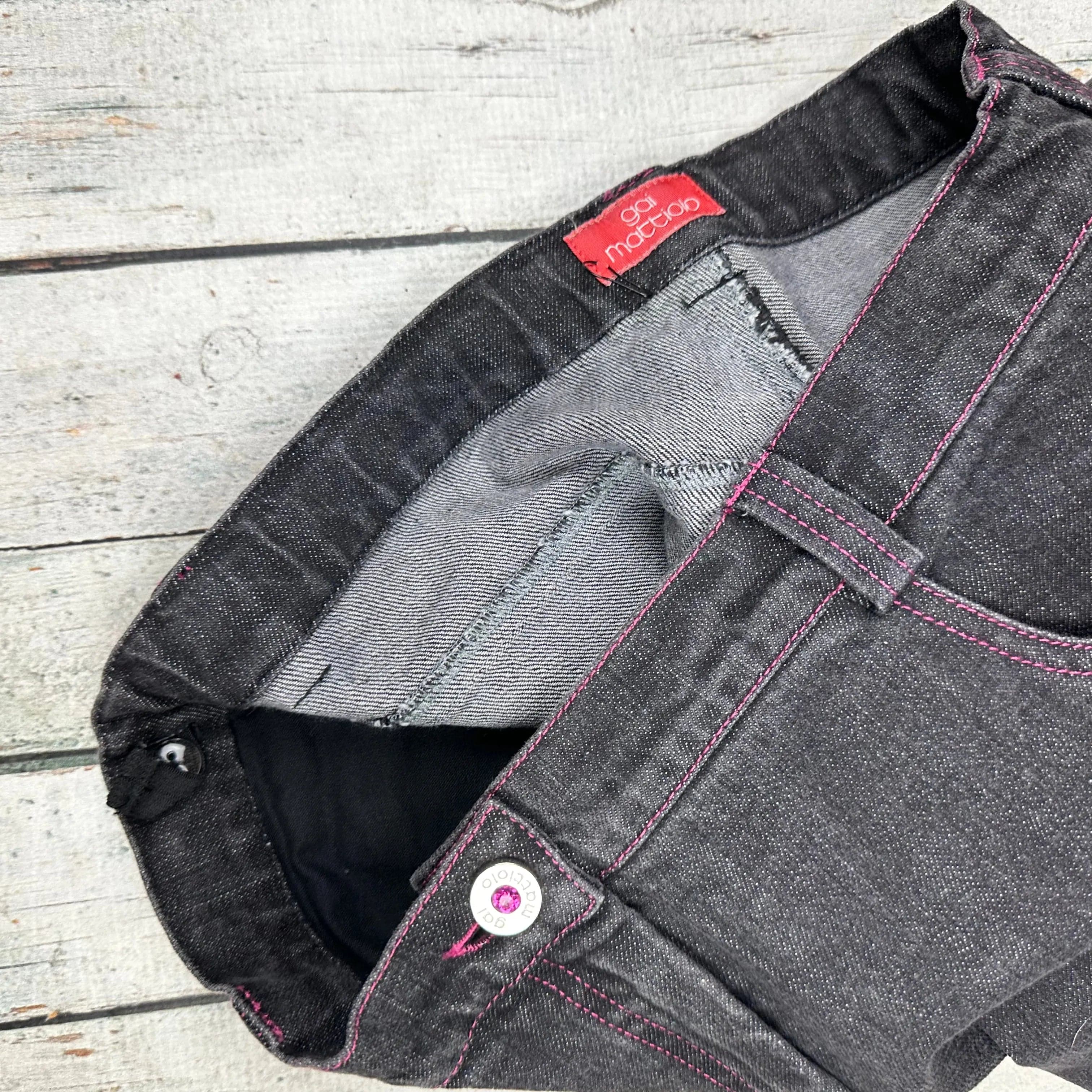 NEW -Gai Mattiolo Logo Jeans Italian Denim - Suit Size 27 — photo 7 of 8