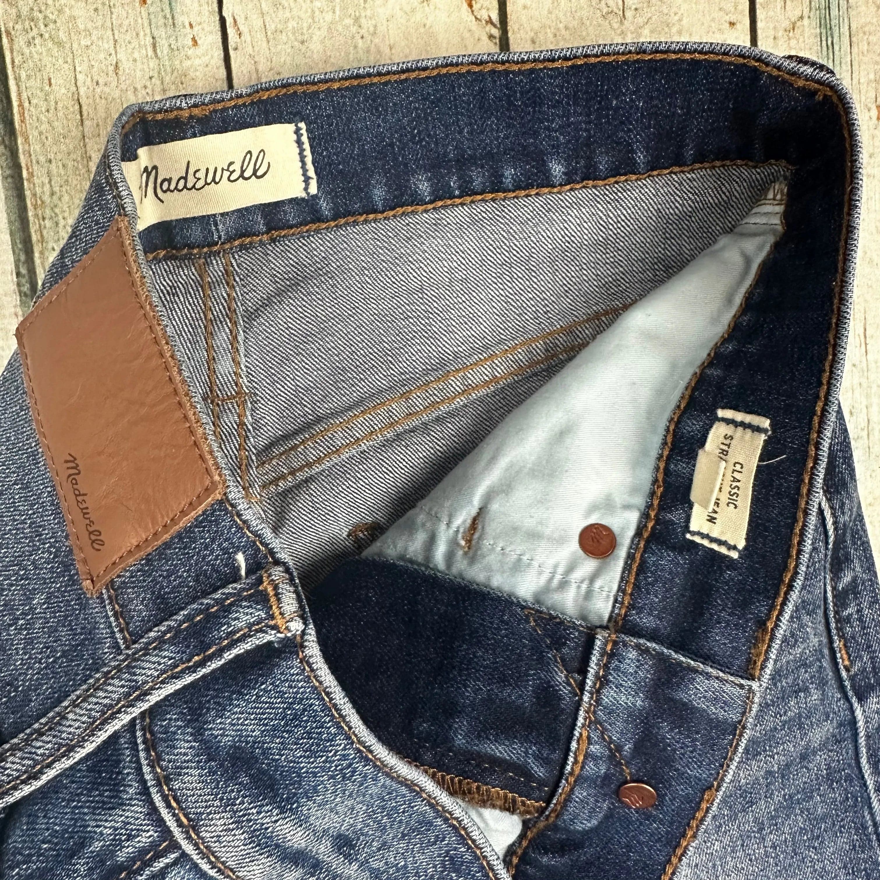 Madewell Ladies 'Classic Straight Jean' - Size 24 — photo 4 of 9