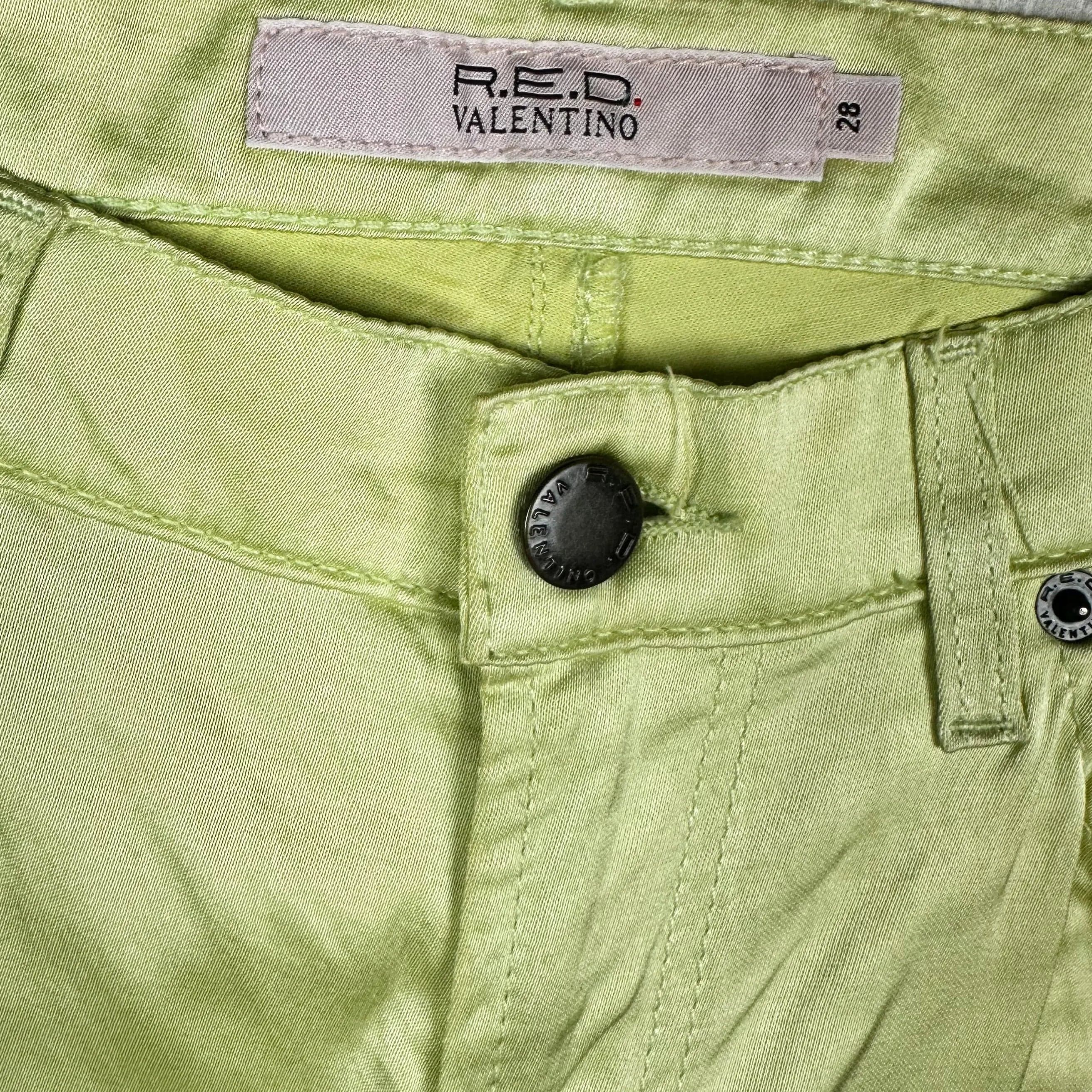 Valentino Red - Satin Crop Italian Jeans -Size 28 — photo 4 of 6