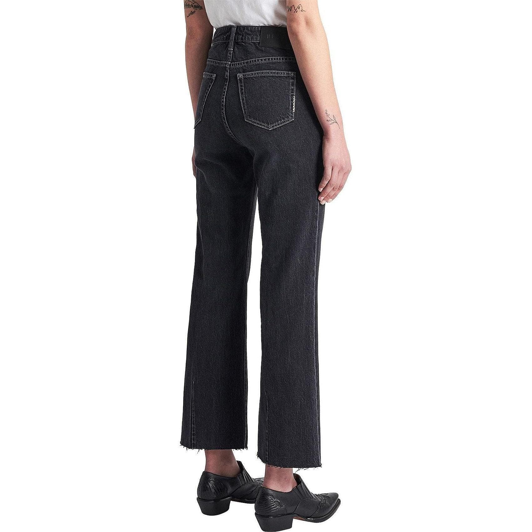 NEUW 'Marilyn Crop Kick' Dusty Black High Rise Jeans - Size 25 — photo 2 of 8