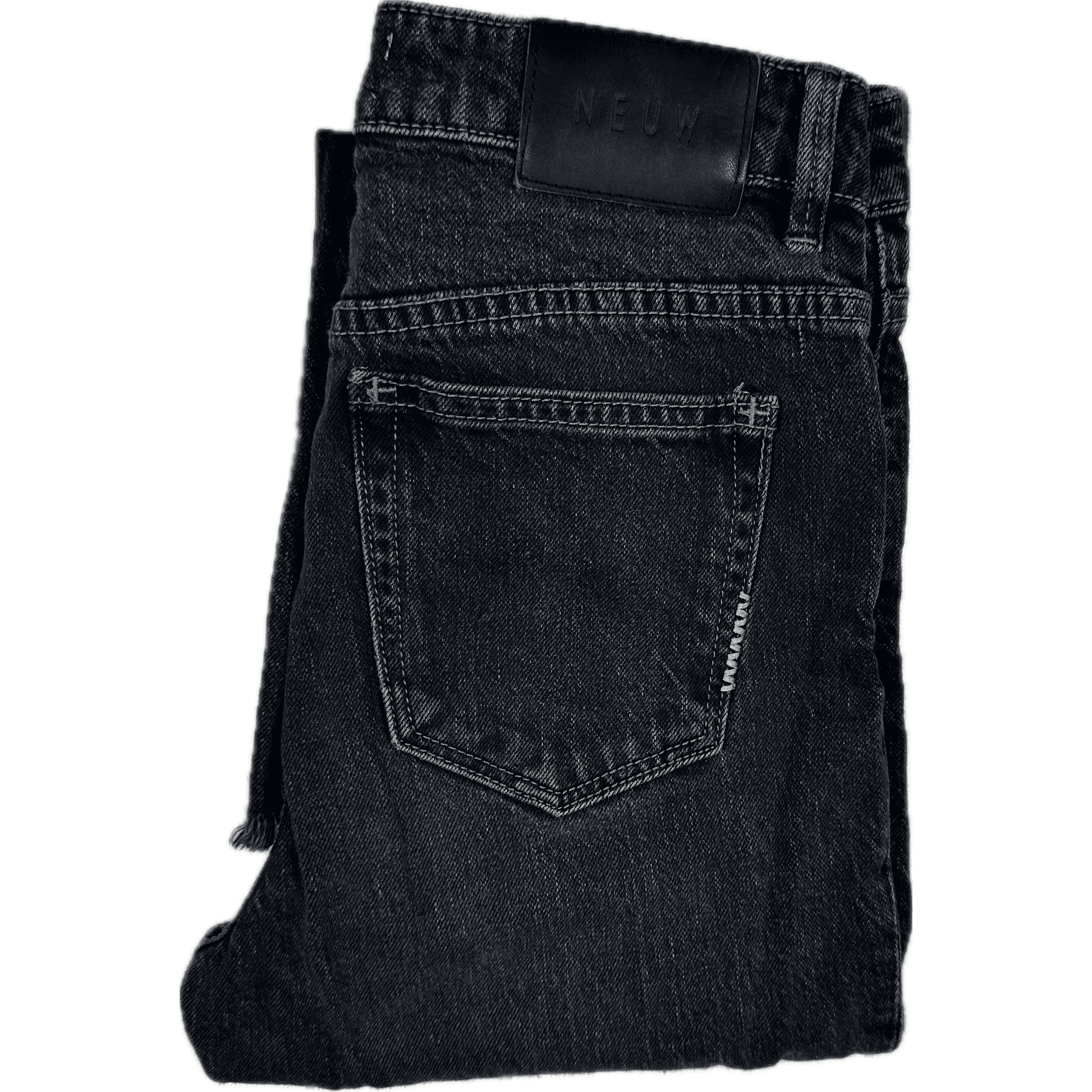NEUW 'Marilyn Crop Kick' Dusty Black High Rise Jeans - Size 25 — photo 4 of 8