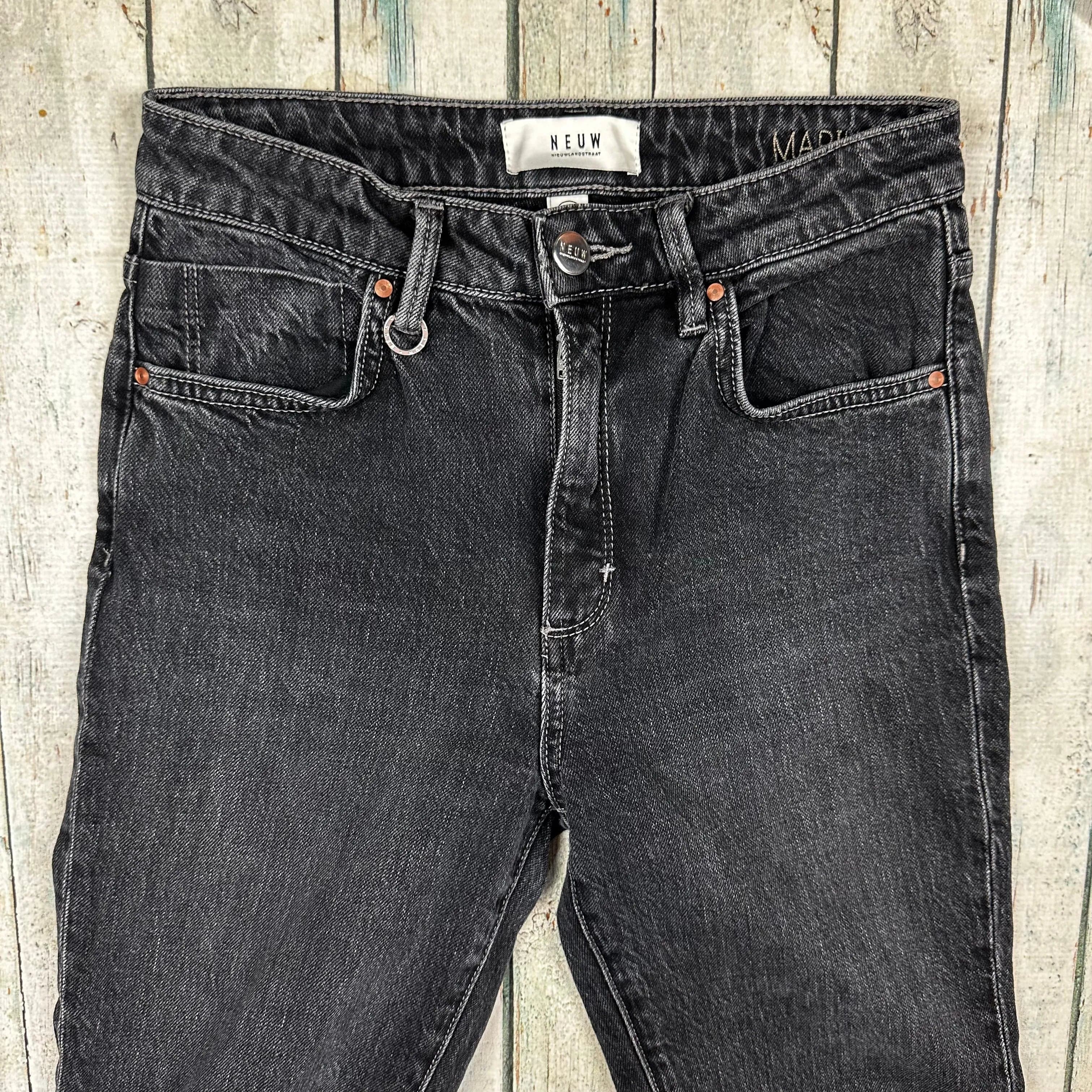 NEUW 'Marilyn Crop Kick' Dusty Black High Rise Jeans - Size 25 — photo 7 of 8