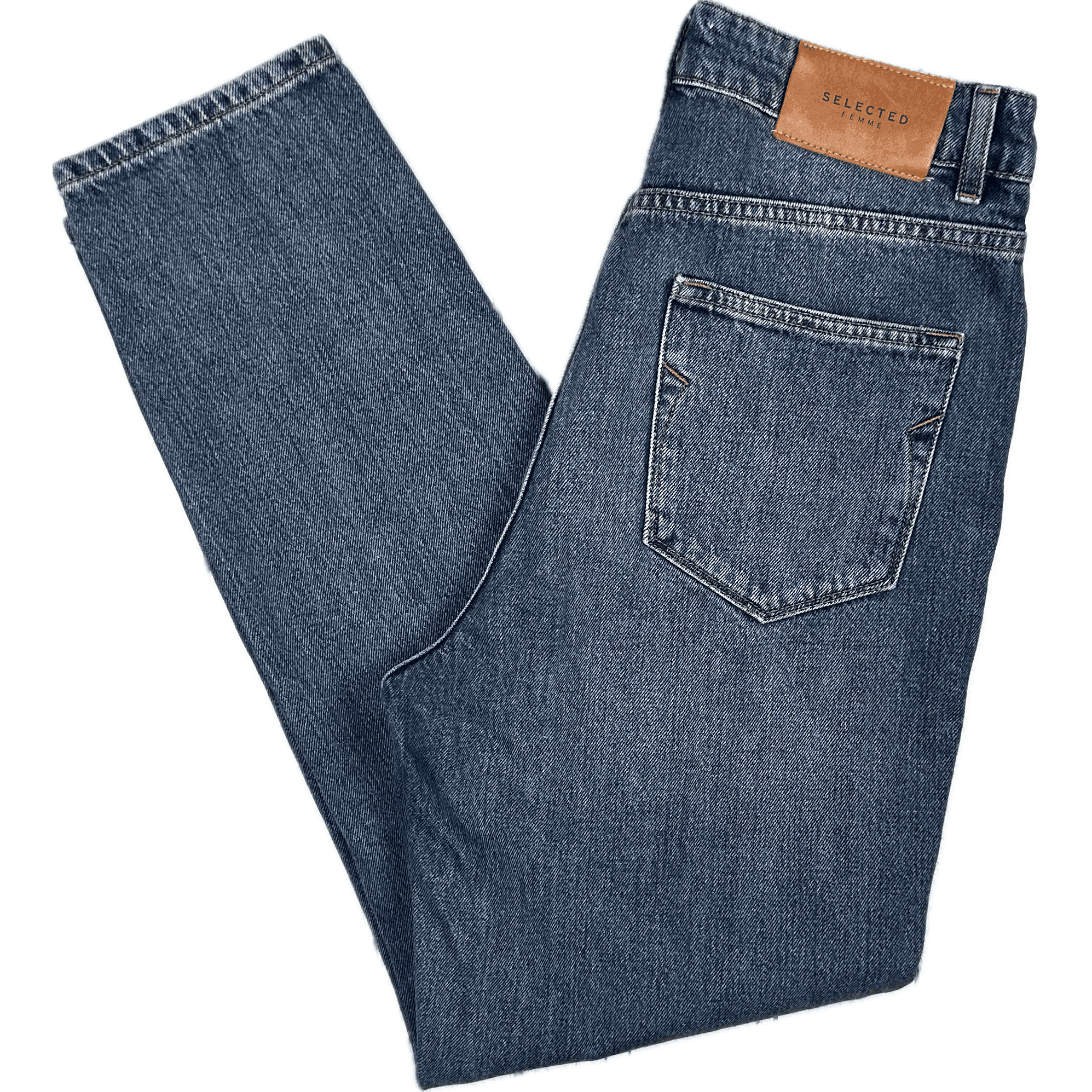 Selected Femme Tapered 'Mom Fit' Jeans - Size 28 — photo 2 of 8