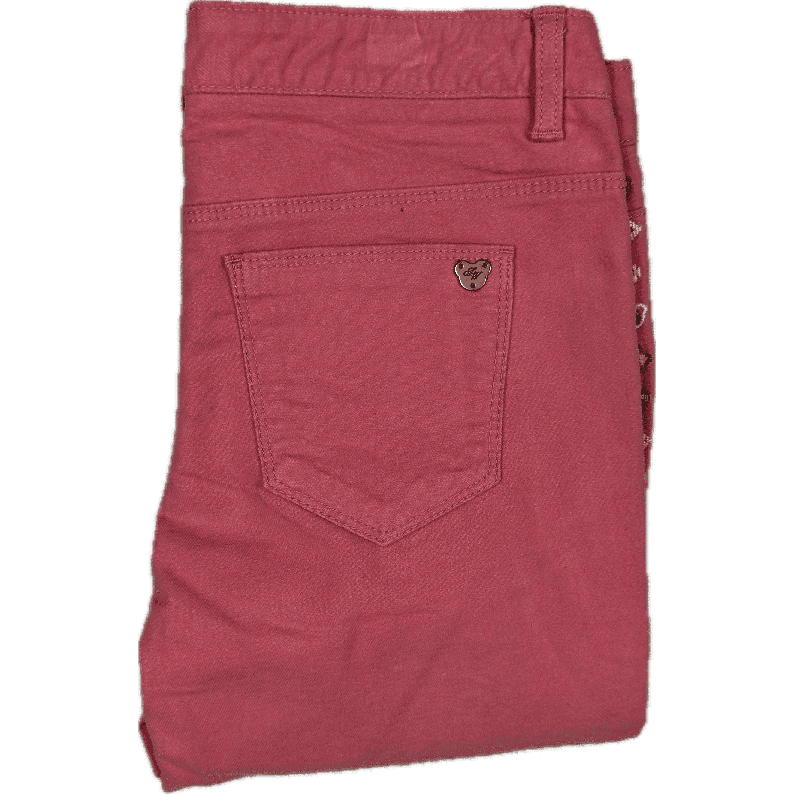 Teenie Weenie Junior Girls Embroidered Bear Jeans - Size 12 — photo 2 of 6