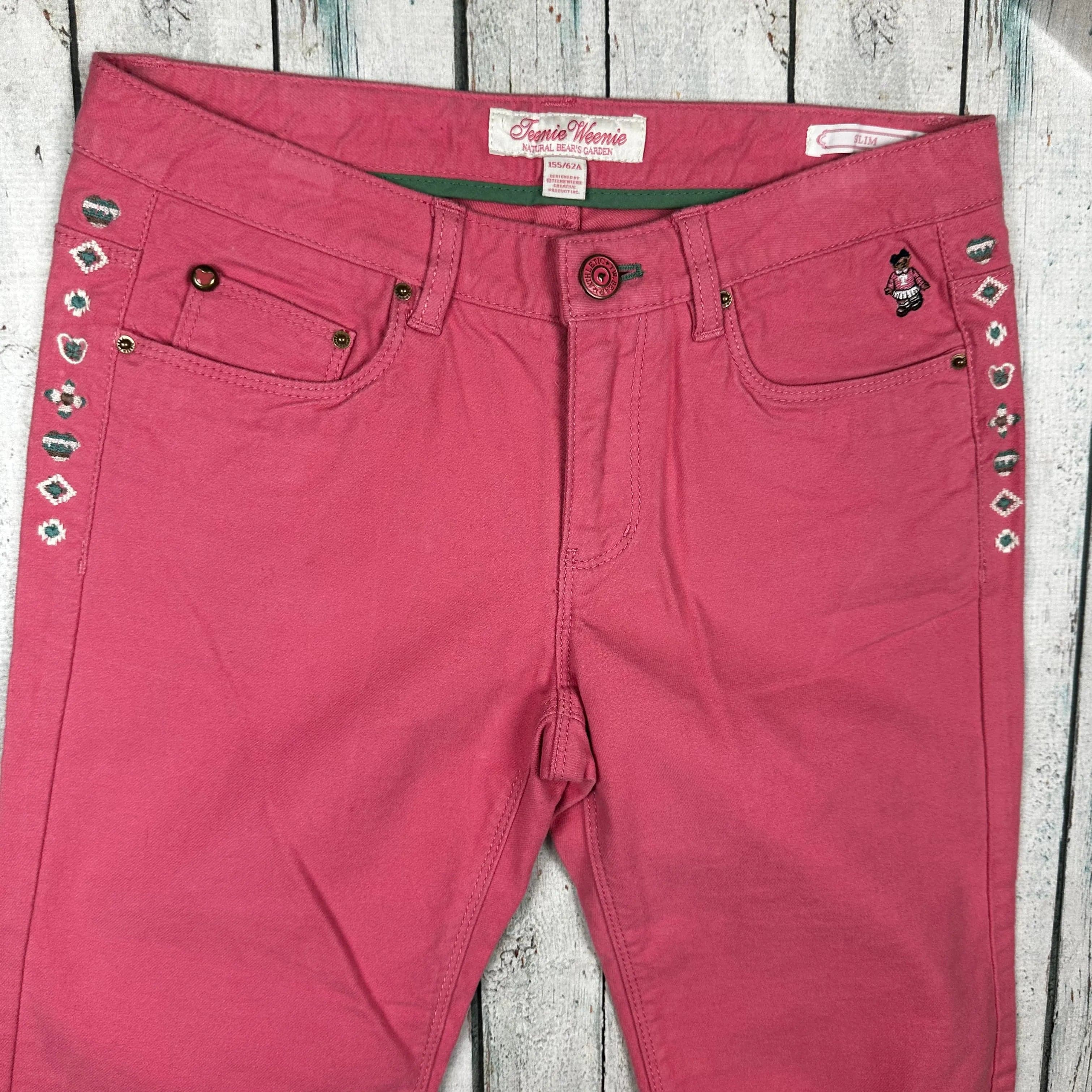 Teenie Weenie Junior Girls Embroidered Bear Jeans - Size 12 — photo 5 of 6