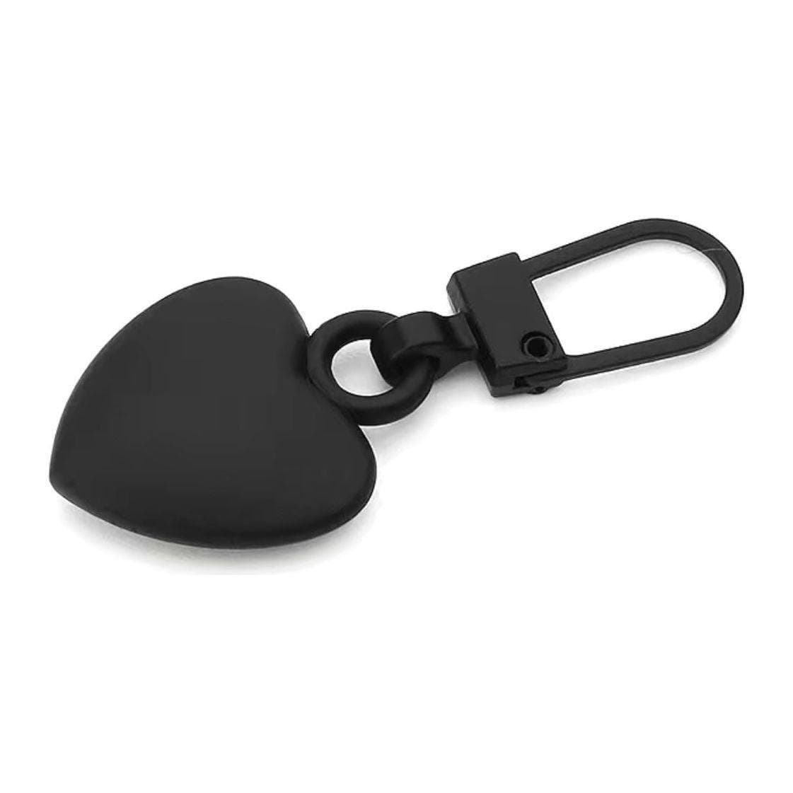 Black Heart Clip on Zipper Pull Replacement Repair Kit — photo 1 of 4