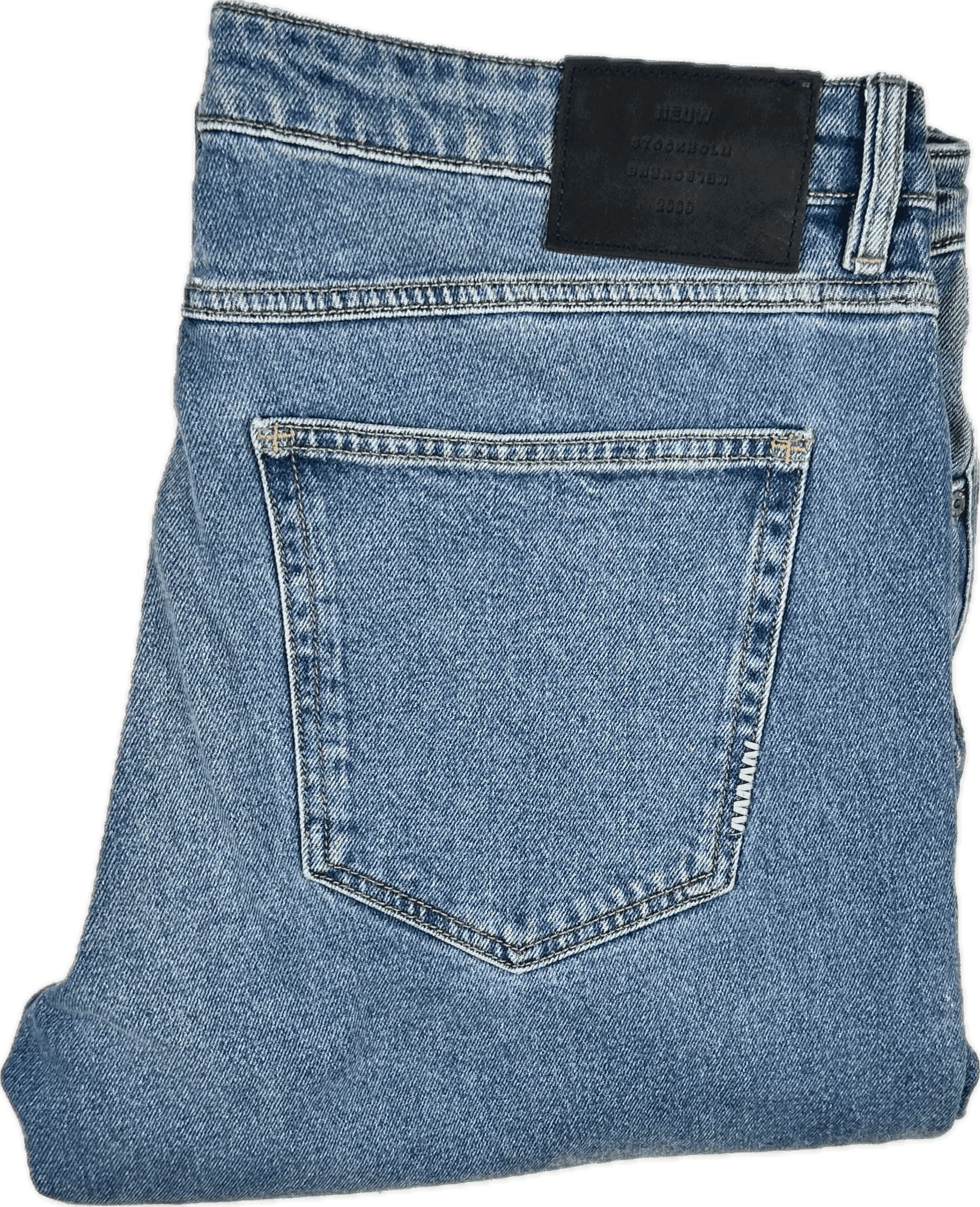 NEUW Mens 'Ray Straight' Stretch Denim Jeans - Size 36/32 — photo 3 of 8