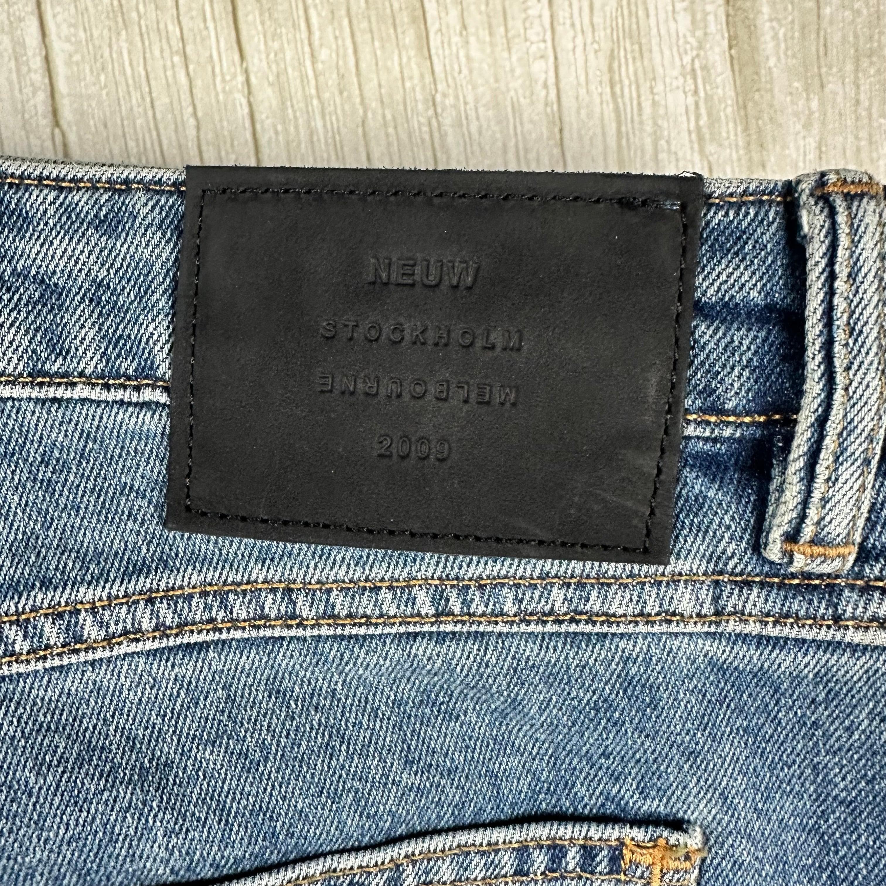 NEUW Mens 'Ray Straight' Stretch Denim Jeans - Size 36/32 — photo 7 of 8
