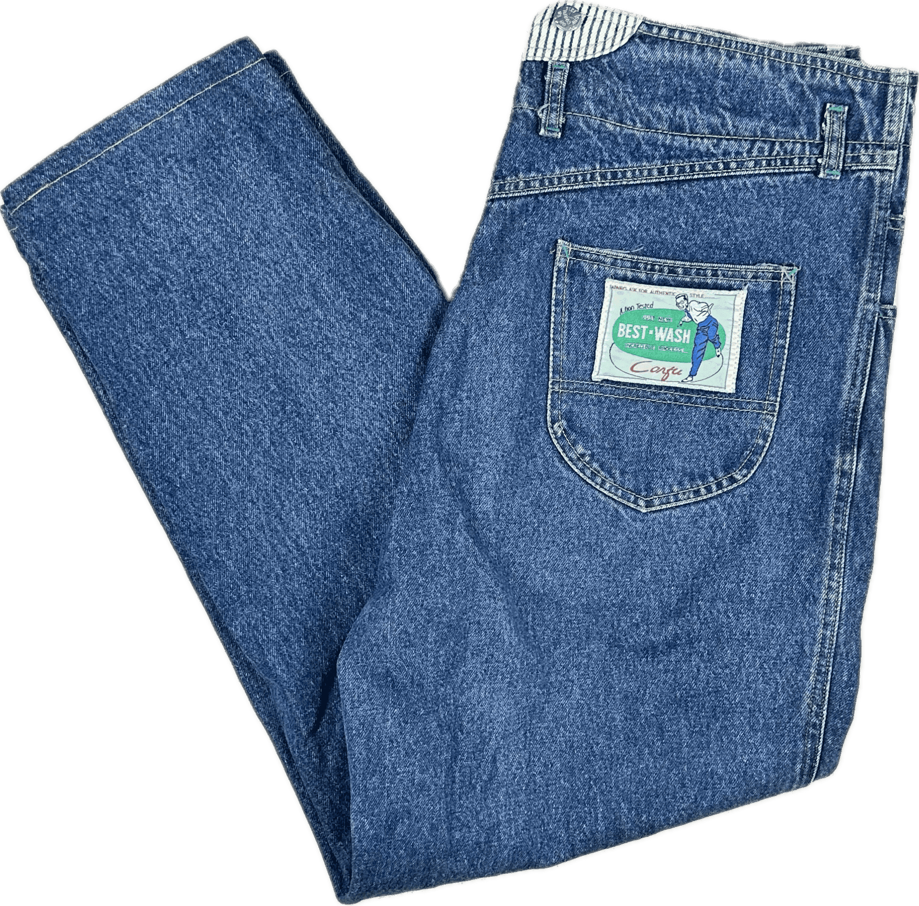 Corfu 1980's Vintage Aussie Made Baggy Jeans- Size 14 — photo 1 of 8