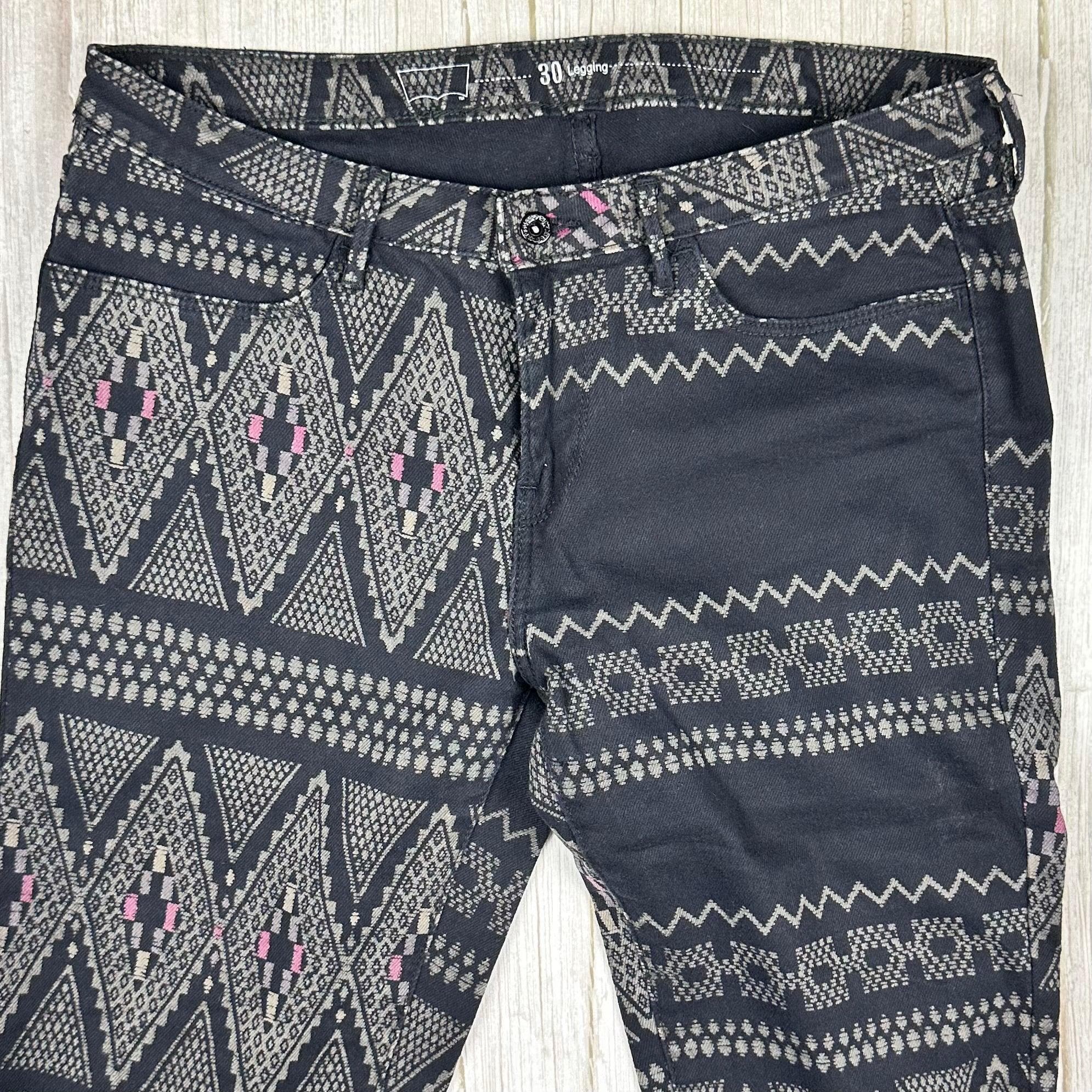 Levis 'Legging' Skinny Aztec Print jeans -Size 30 — photo 4 of 5