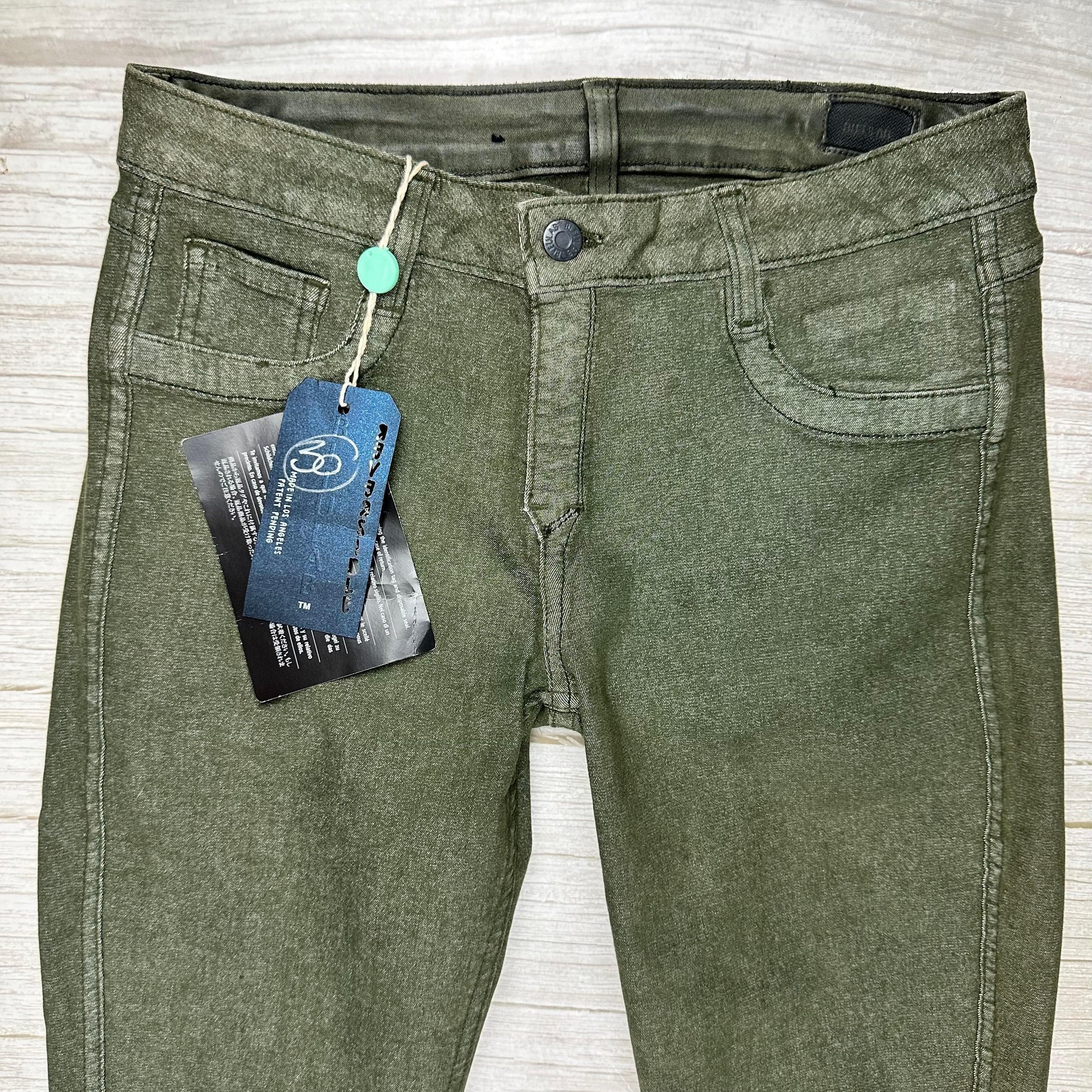 NWT - Bleulab USA ‘Detour’ Reversible Heather Green Jeans -Size 30 — photo 11 of 12