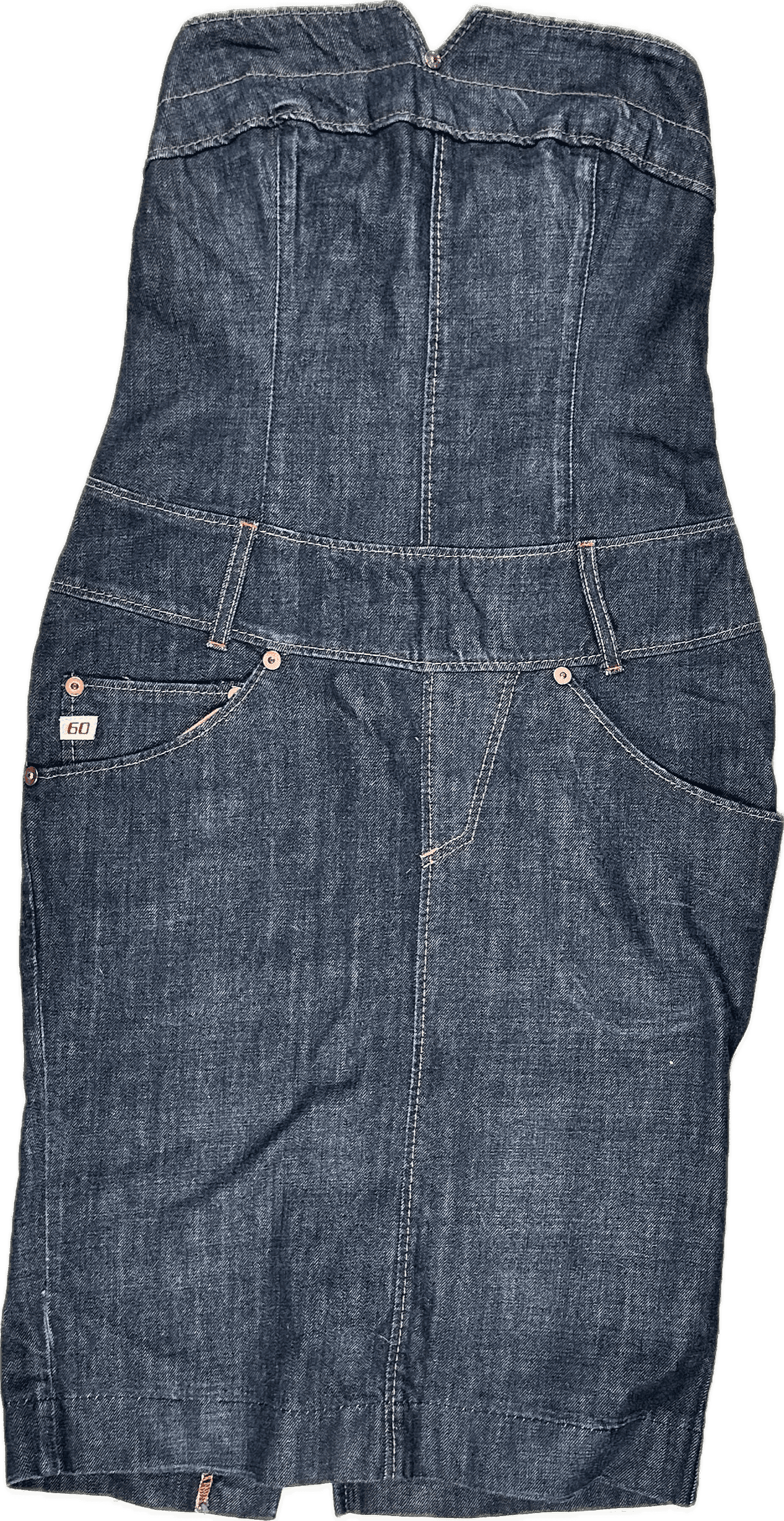 NEW- Miss Sixty Denim Corset Dress Size - L — photo 1 of 6
